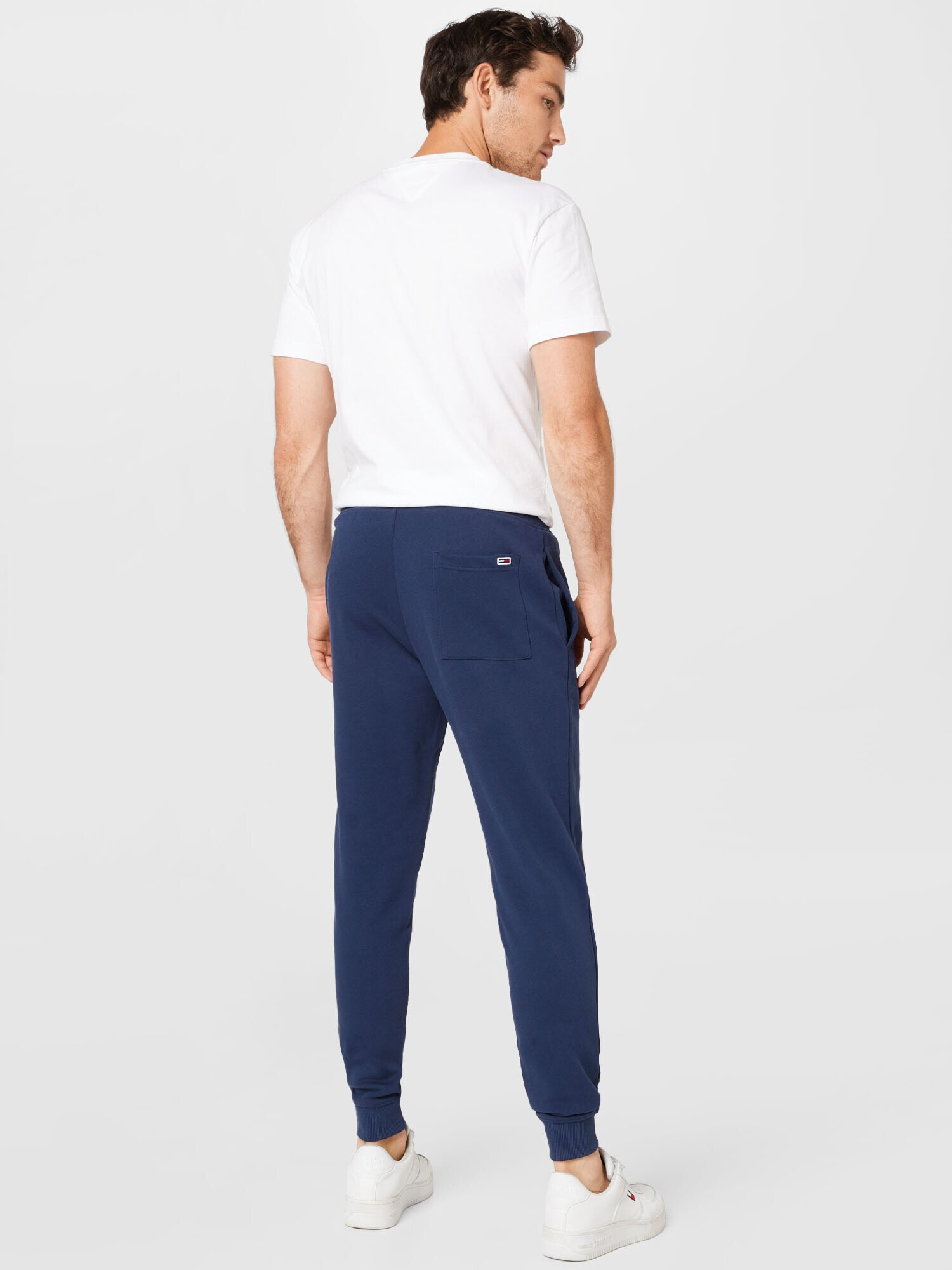 Tommy Jeans Pantaloni bleumarin / roșu / alb - Pled.ro