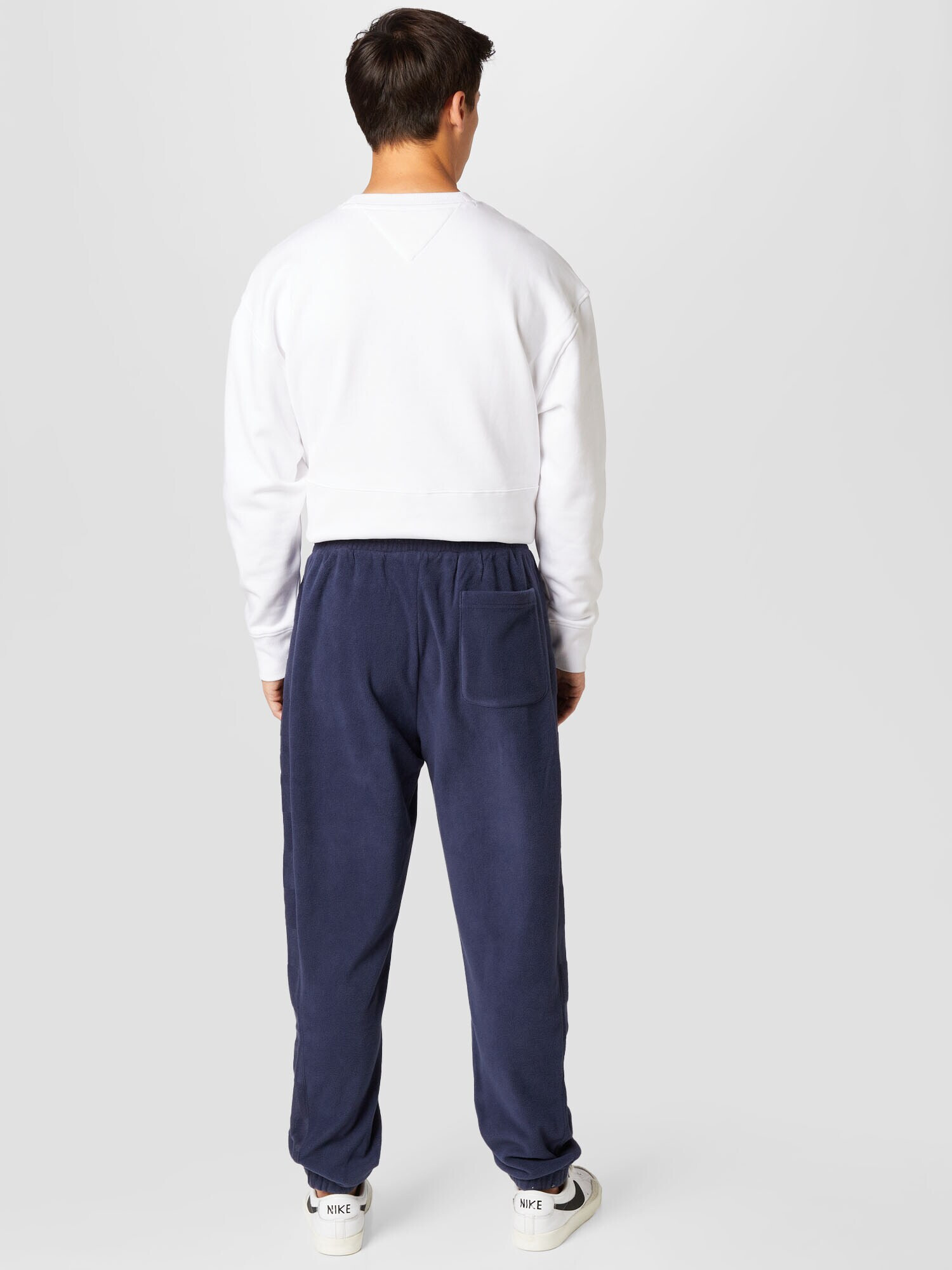 Tommy Jeans Pantaloni bleumarin / roșu / alb - Pled.ro