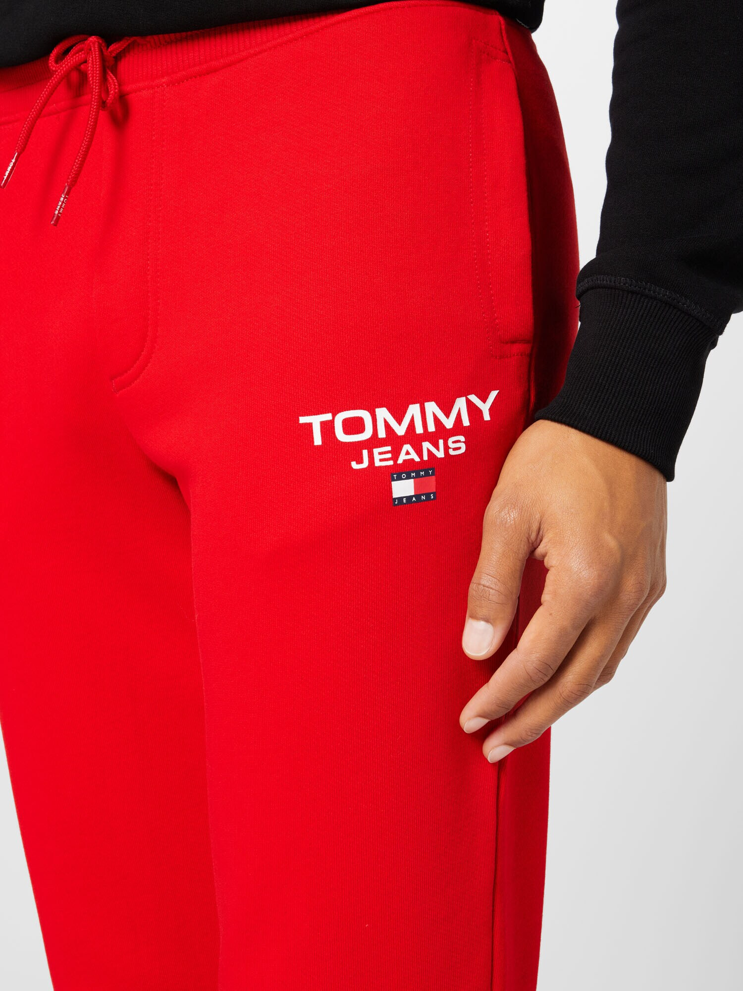 Tommy Jeans Pantaloni bleumarin / roșu / alb - Pled.ro