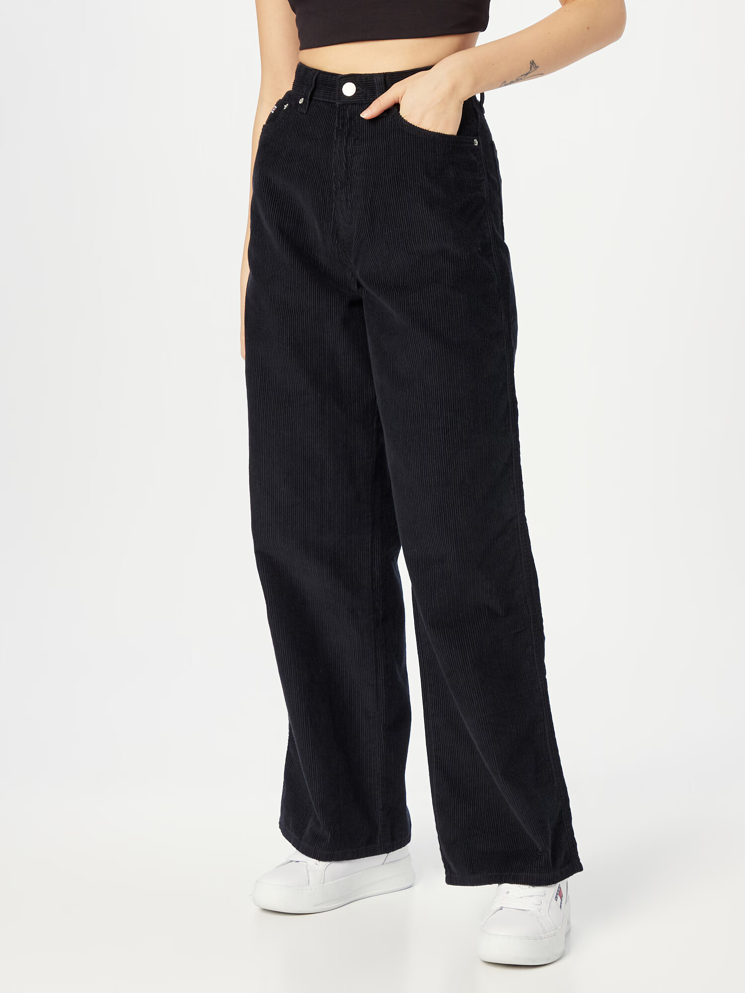 Tommy Jeans Pantaloni 'Claire' negru - Pled.ro