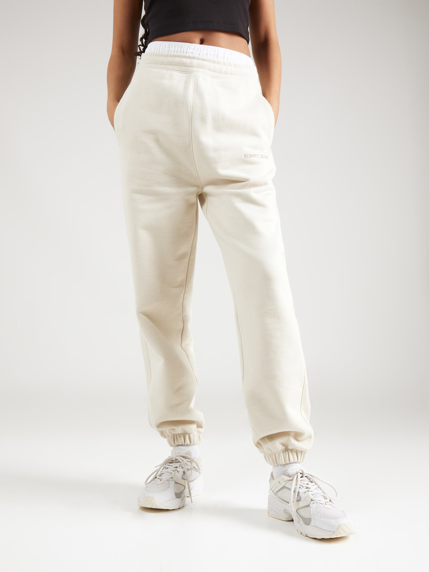 Tommy Jeans Pantaloni 'CLASSICS' ecru - Pled.ro