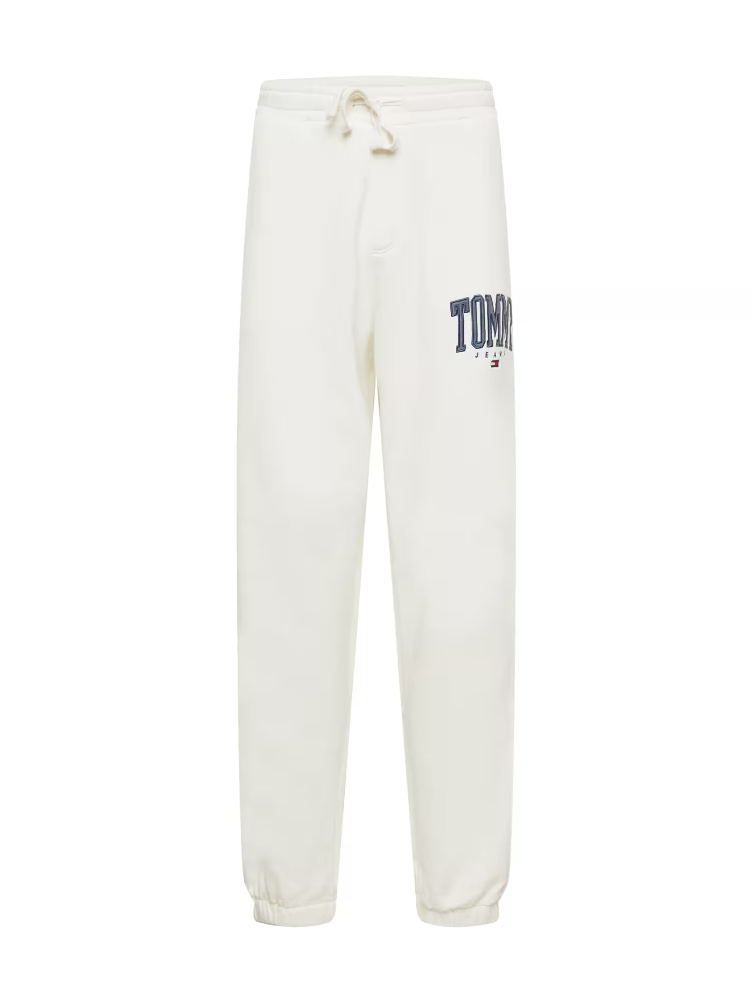 Tommy Jeans Pantaloni crem / albastru porumbel / roșu / alb - Pled.ro