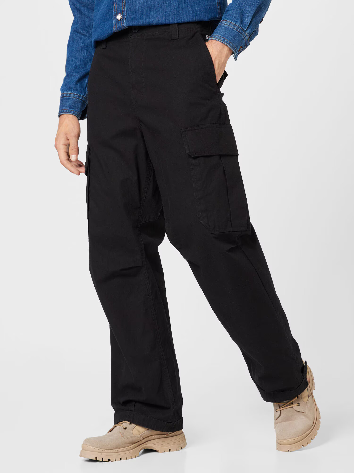 Tommy Jeans Pantaloni cu buzunare 'Aiden' negru - Pled.ro