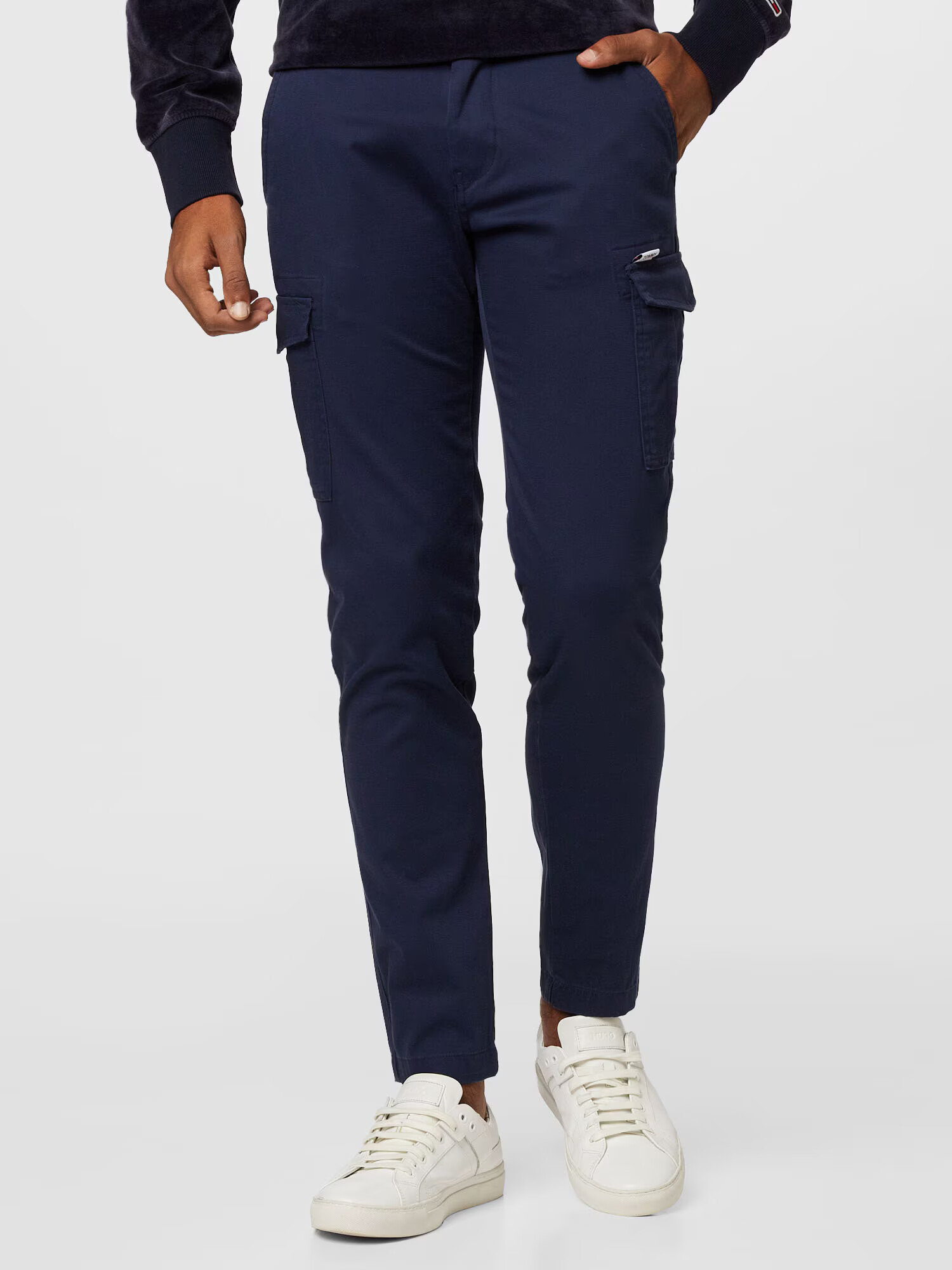 Tommy Jeans Pantaloni cu buzunare 'Scanton' bleumarin - Pled.ro