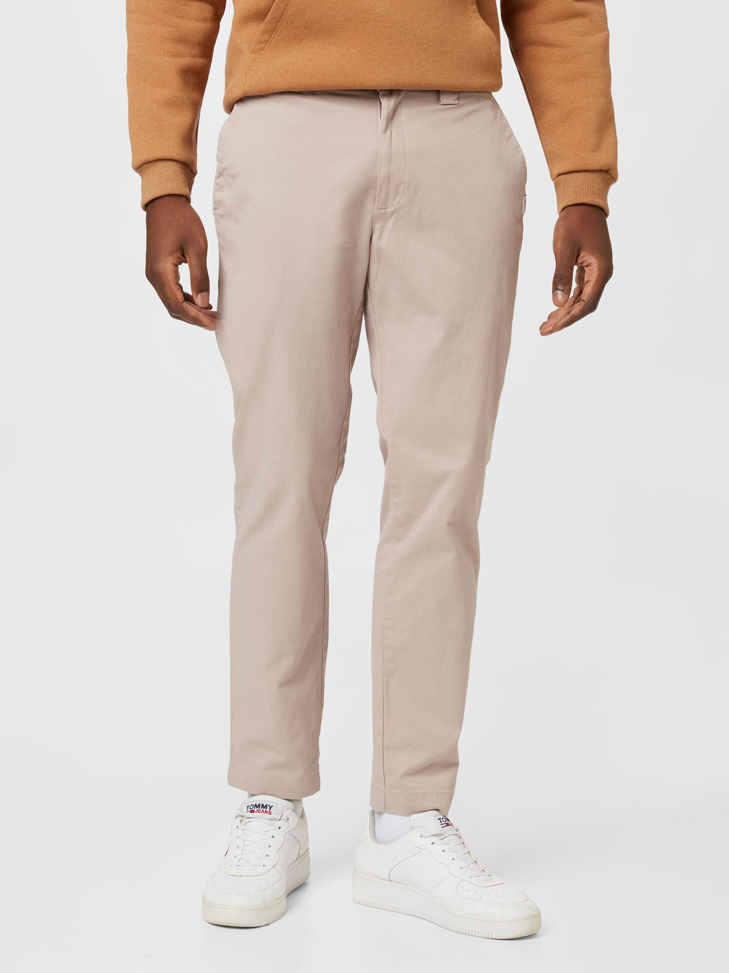 Tommy Jeans Pantaloni eleganți grej - Pled.ro