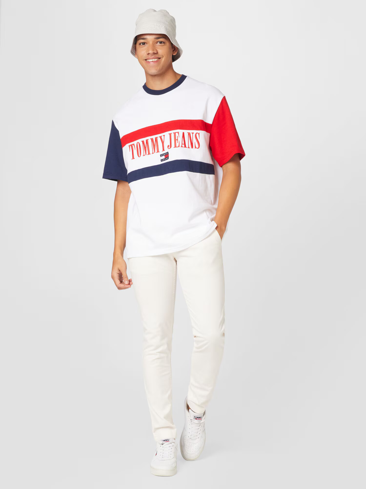 Tommy Jeans Pantaloni eleganți 'SCANTON' alb - Pled.ro