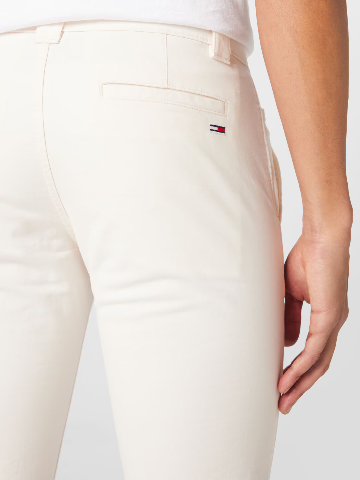 Tommy Jeans Pantaloni eleganți 'SCANTON' alb - Pled.ro