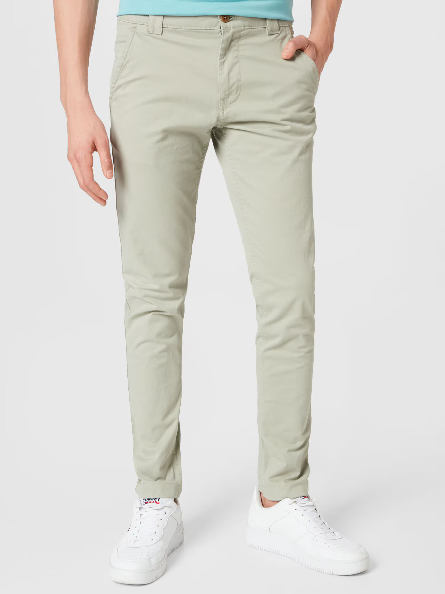 Tommy Jeans Pantaloni eleganți 'Scanton' verde pastel - Pled.ro