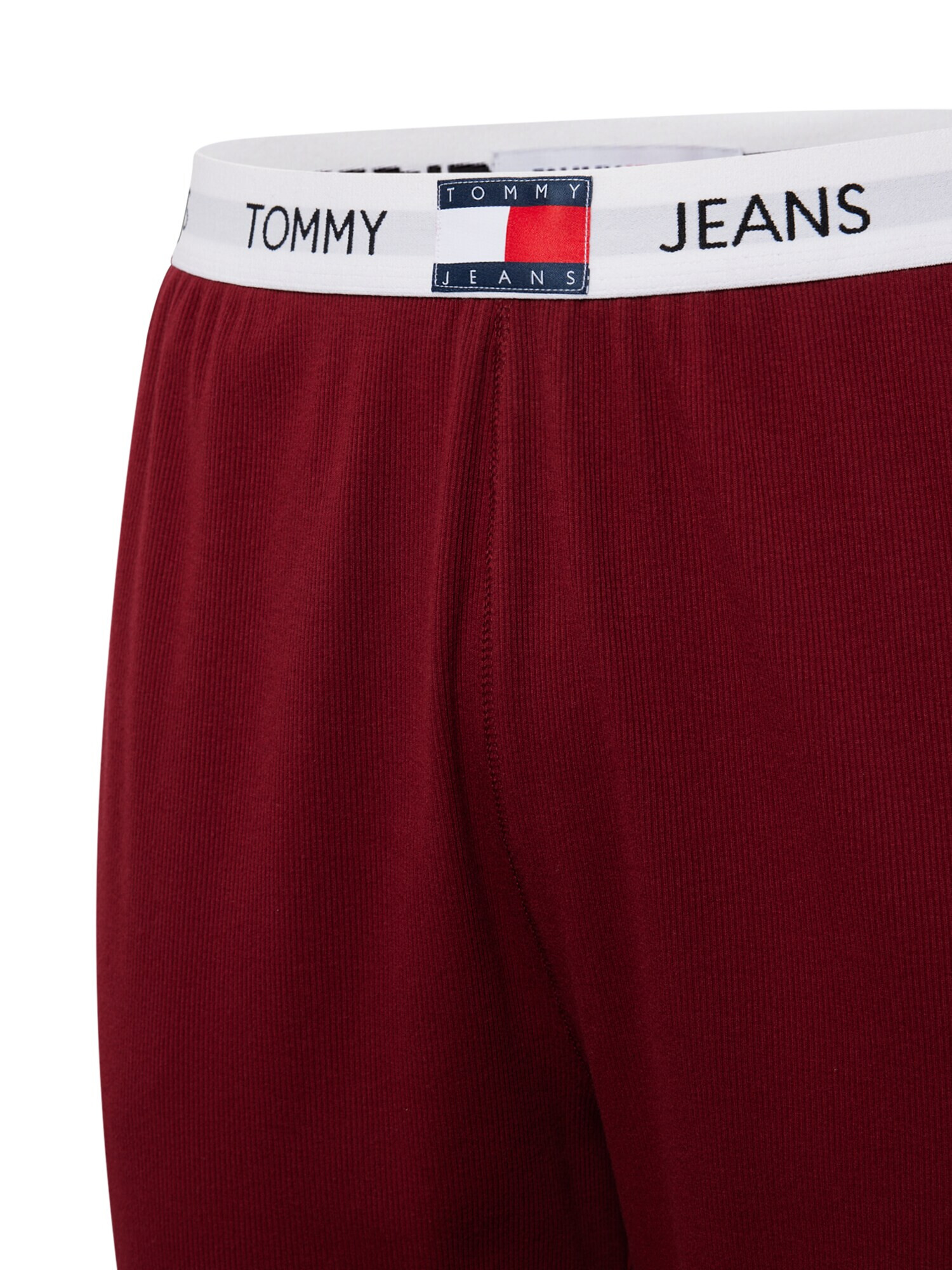 Tommy Jeans Pantaloni 'Heritage' bleumarin / roşu închis / alb - Pled.ro