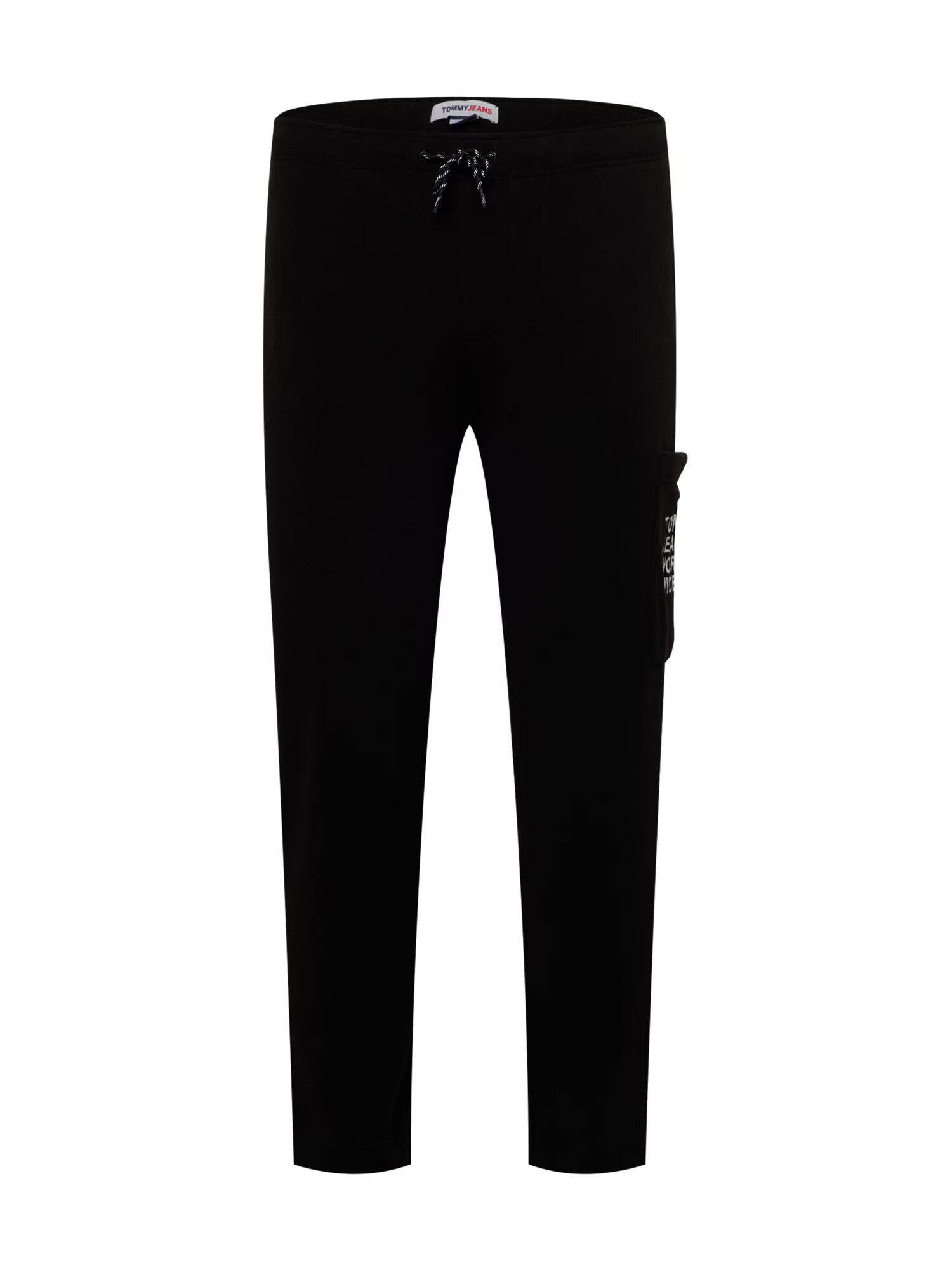 Tommy Jeans Pantaloni negru / alb - Pled.ro