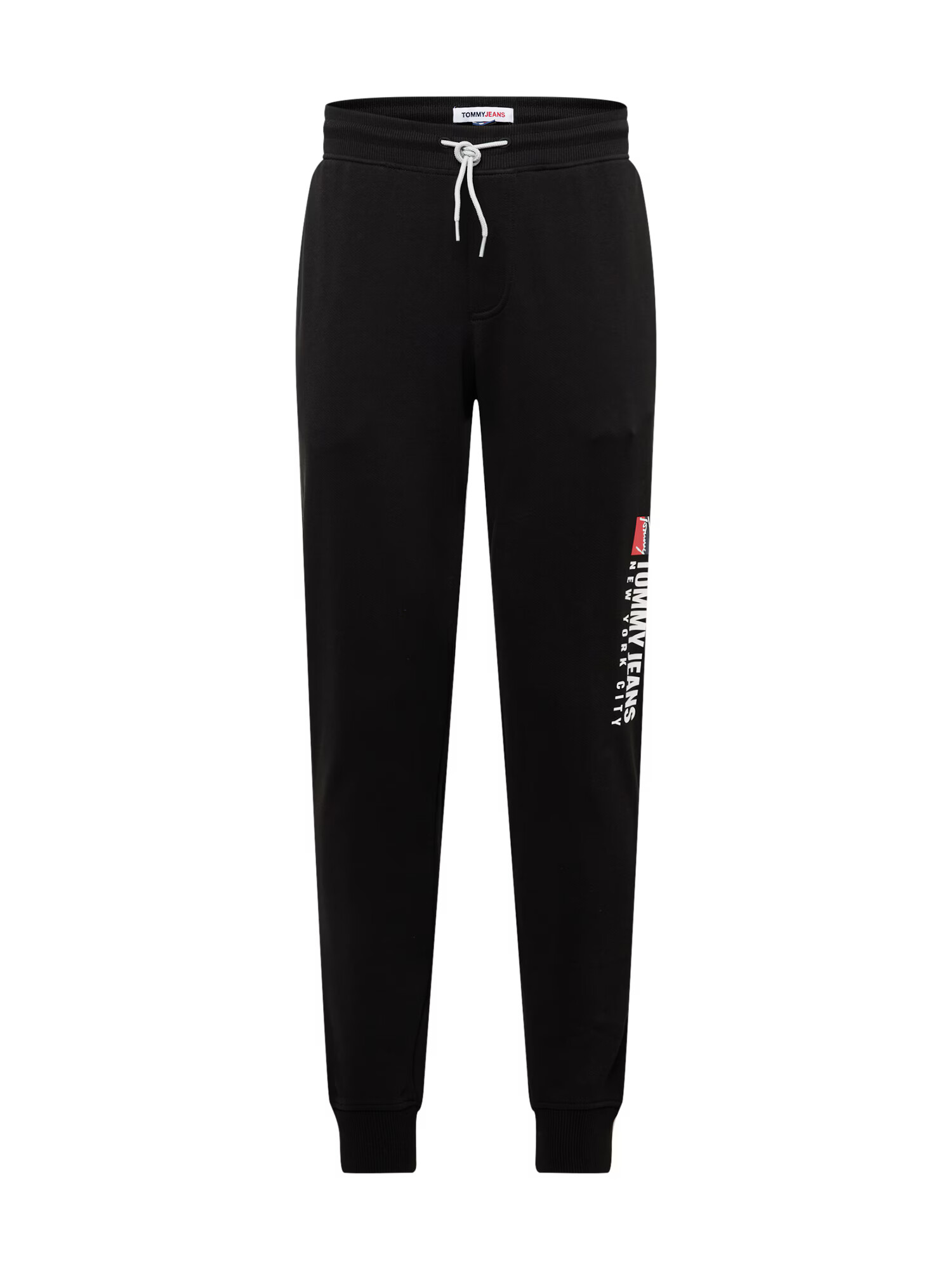 Tommy Jeans Pantaloni negru / alb - Pled.ro