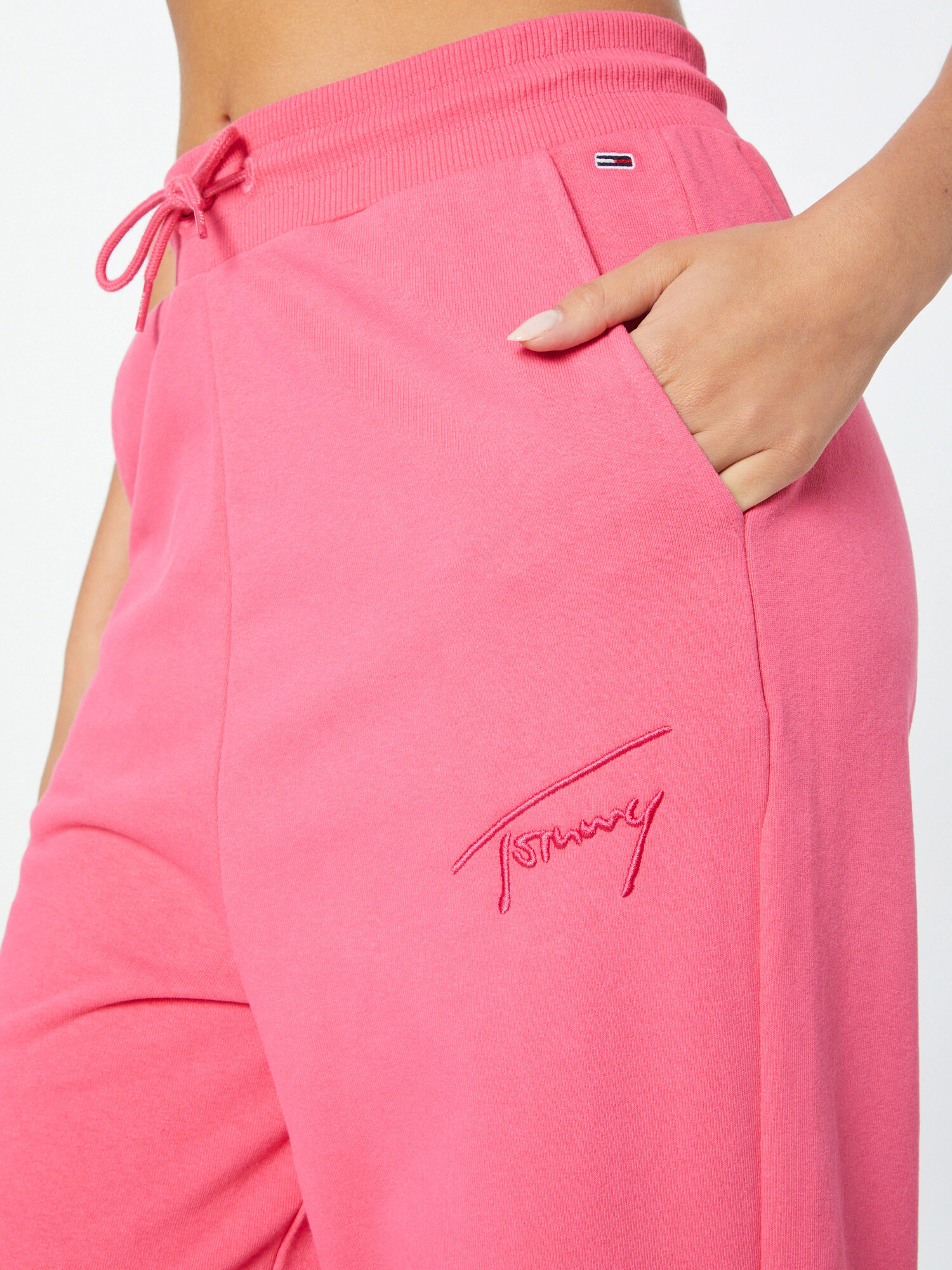 Tommy Jeans Pantaloni roz - Pled.ro