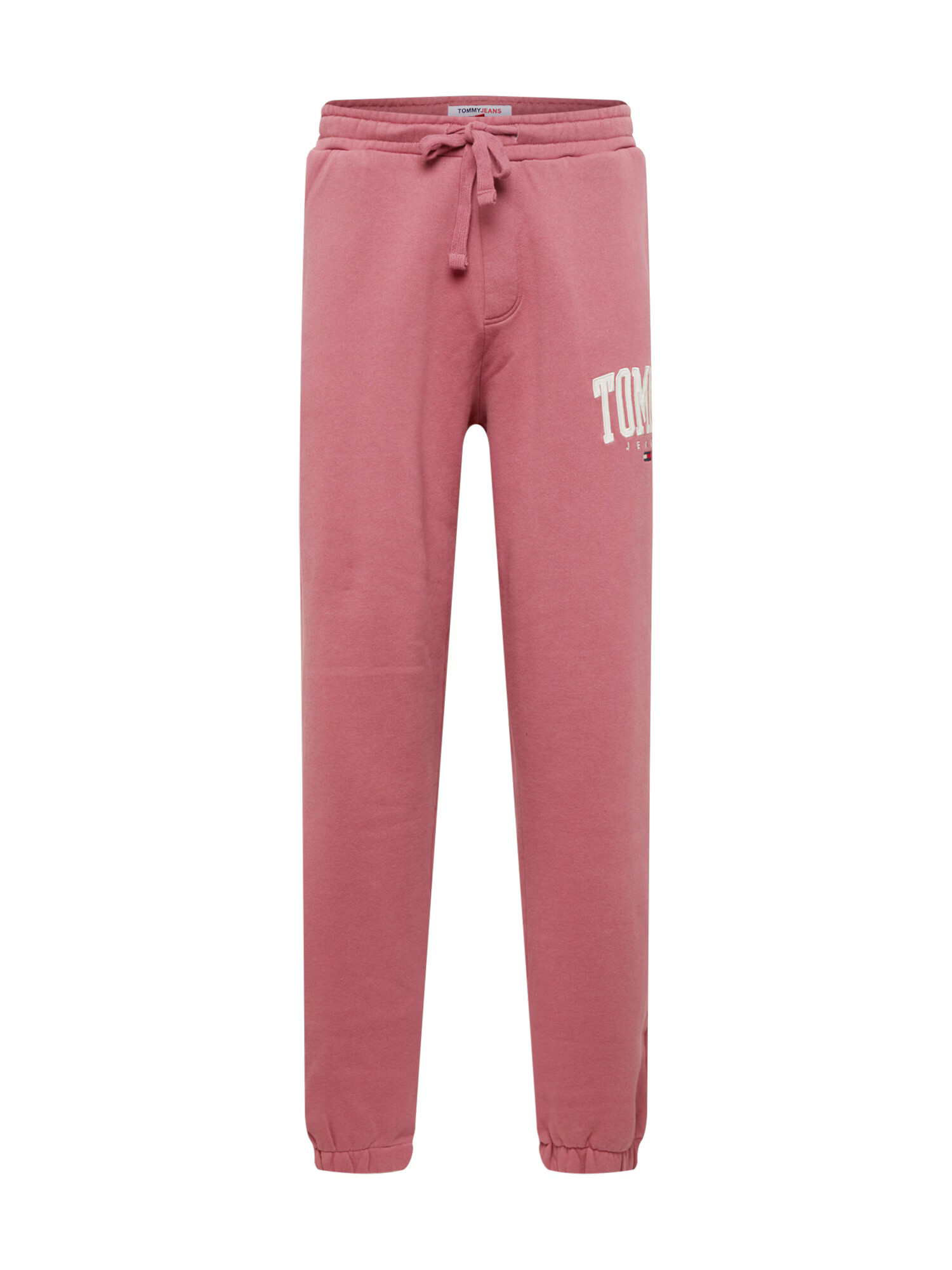 Tommy Jeans Pantaloni roz pal / alb - Pled.ro