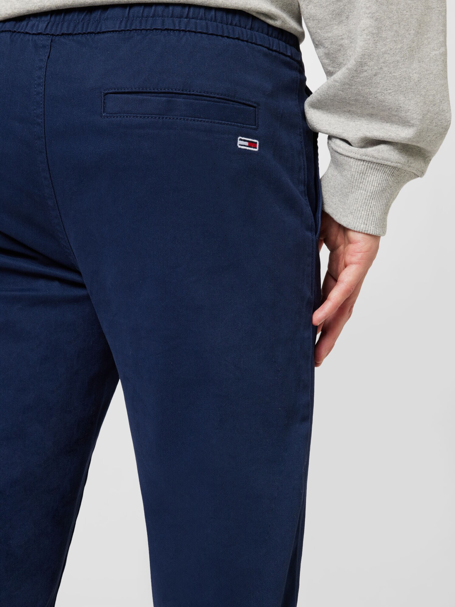 Tommy Jeans Pantaloni 'Scanton' albastru închis / alb natural - Pled.ro