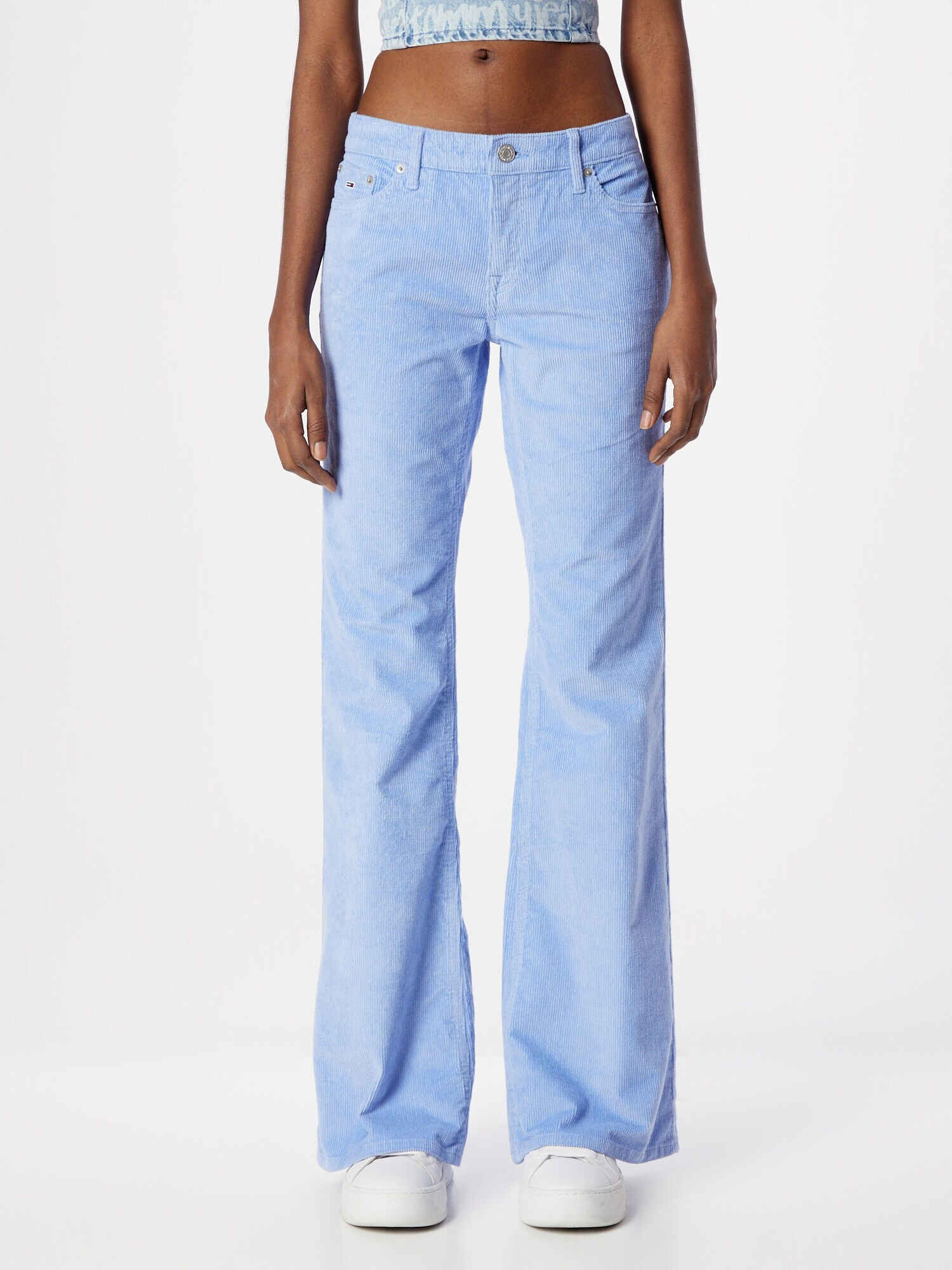 Tommy Jeans Pantaloni 'Sophie' albastru deschis - Pled.ro