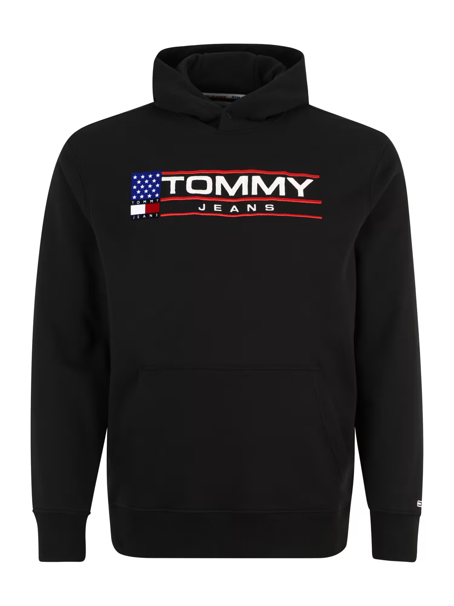 Tommy Jeans Plus Bluză de molton albastru / roșu / negru / alb - Pled.ro