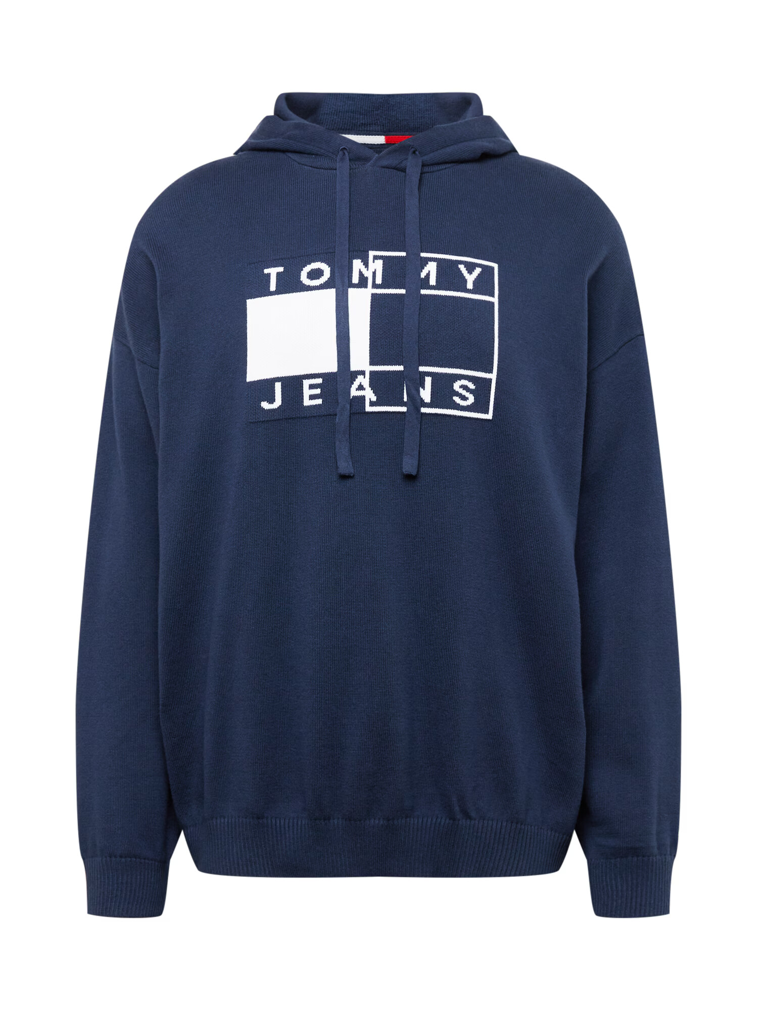 Tommy Jeans Pulover bleumarin / alb - Pled.ro