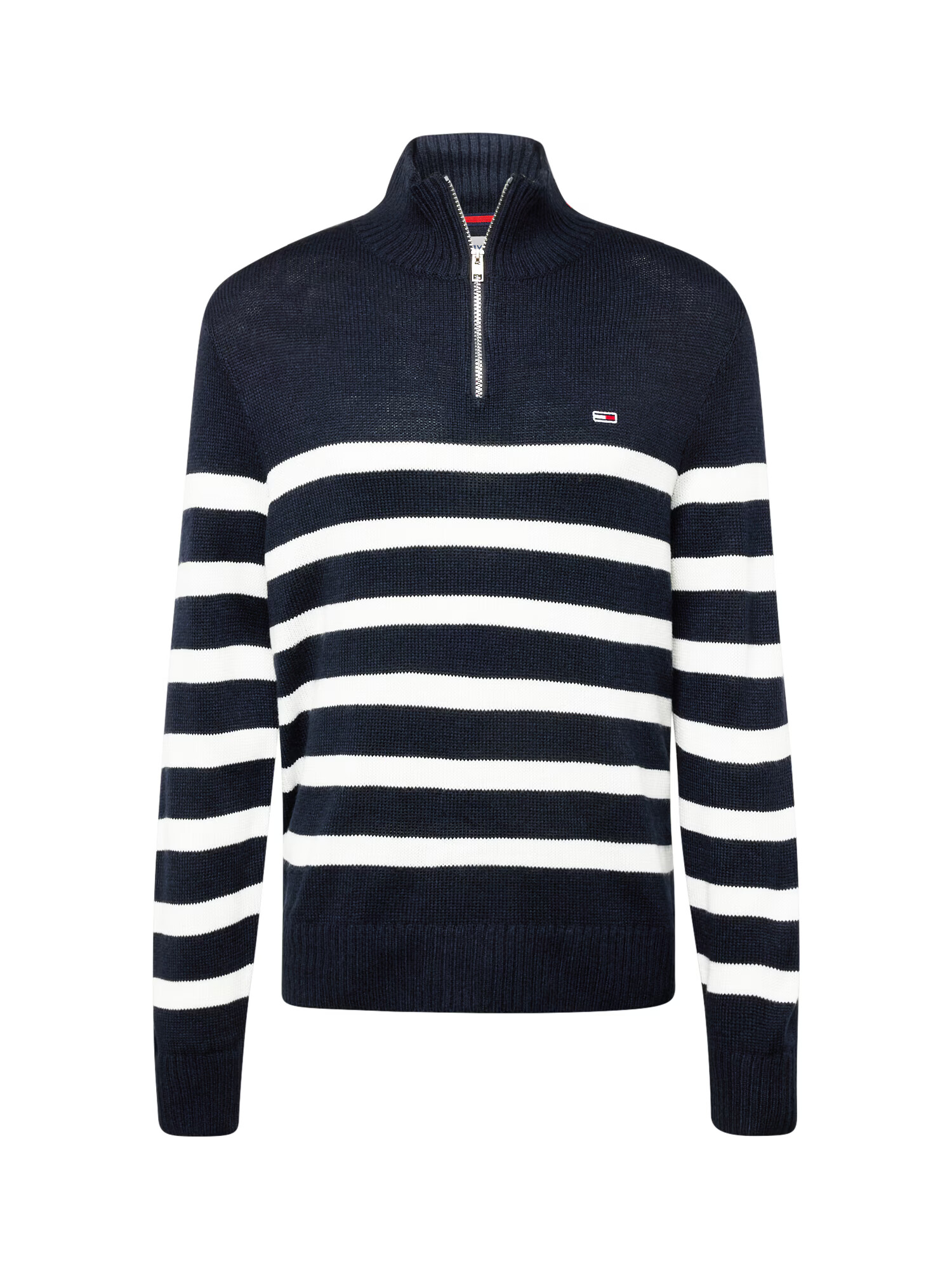 Tommy Jeans Pulover bleumarin / alb - Pled.ro