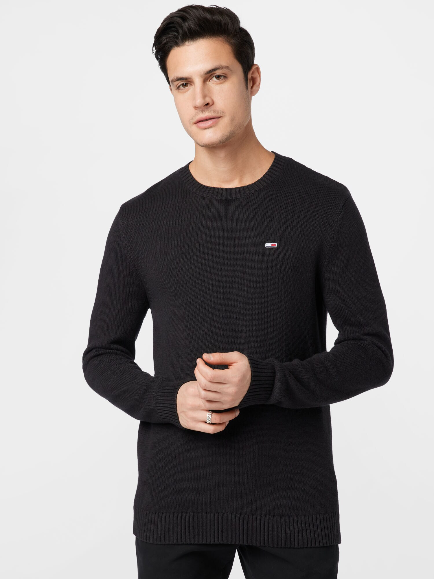 TOMMY HILFIGER Pulover negru - Pled.ro