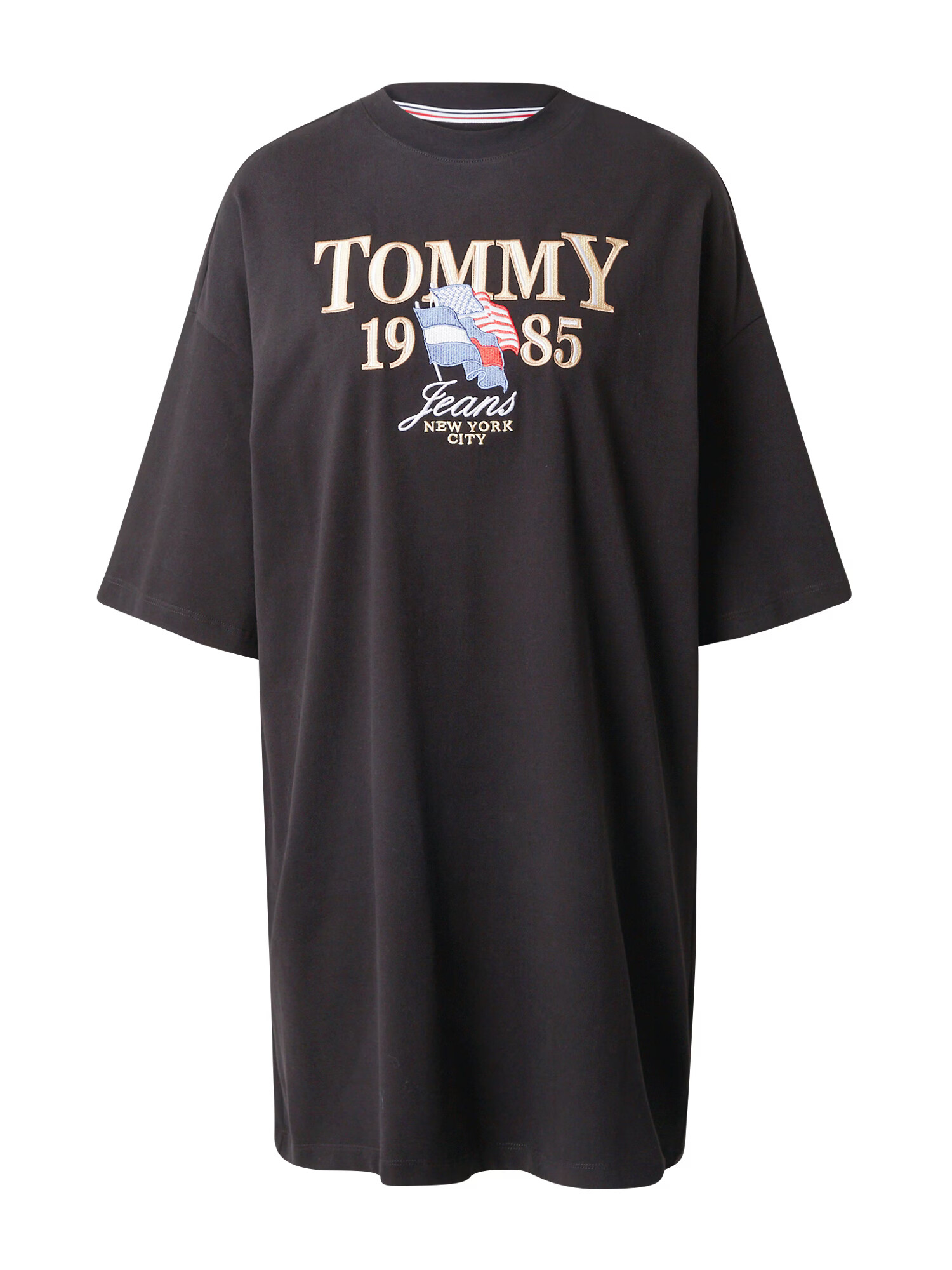 Tommy Jeans Rochie albastru / auriu / roșu / negru - Pled.ro