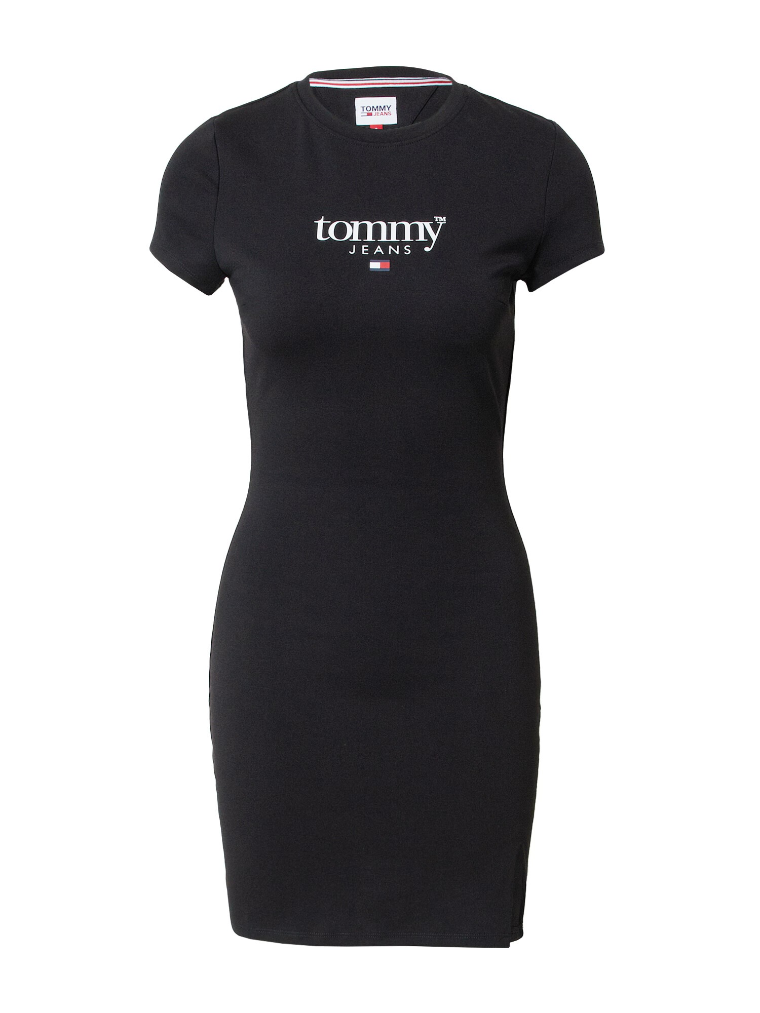 Tommy Jeans Rochie albastru marin / roșu rodie / negru / alb - Pled.ro