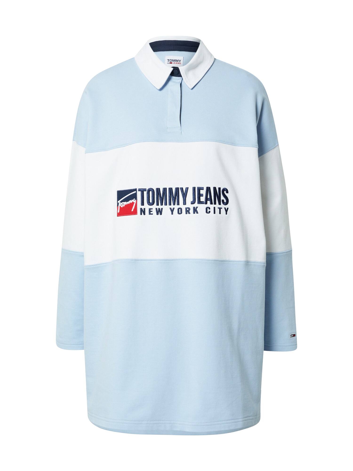 Tommy Jeans Rochie bleumarin / albastru deschis / roșu / alb - Pled.ro