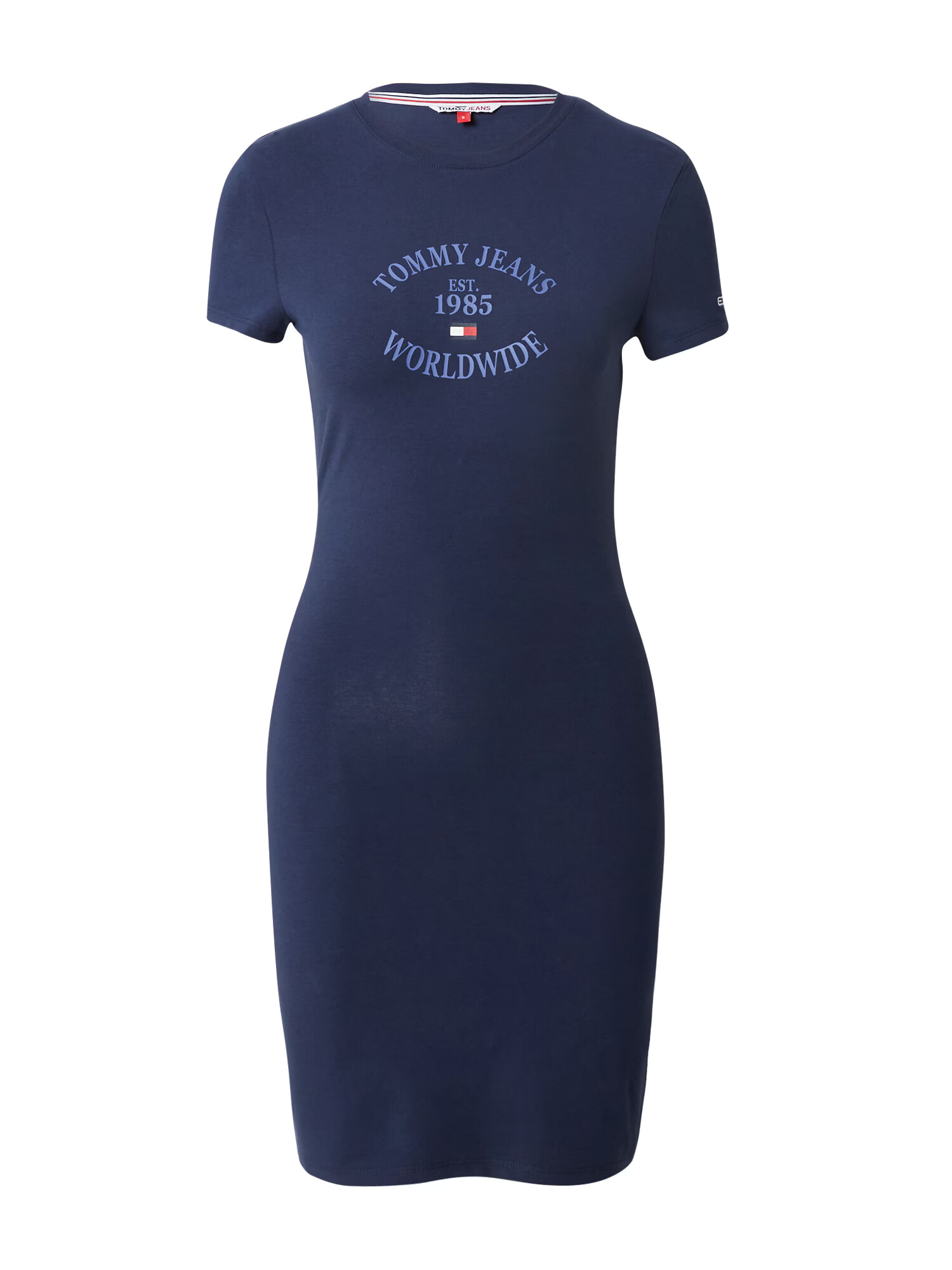 Tommy Jeans Rochie bleumarin / albastru porumbel / roșu / alb - Pled.ro