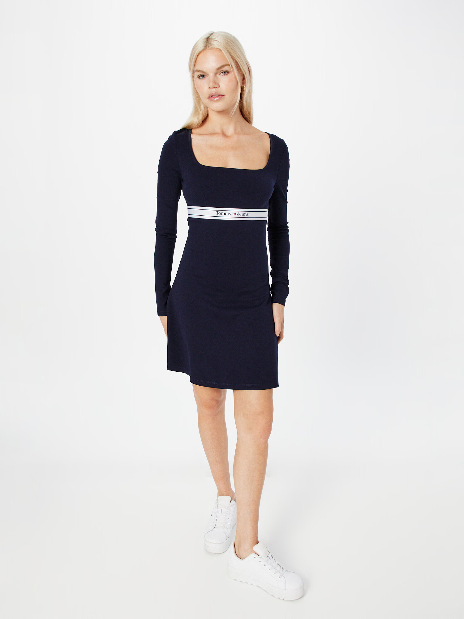 Tommy Jeans Rochie bleumarin / roșu / alb - Pled.ro