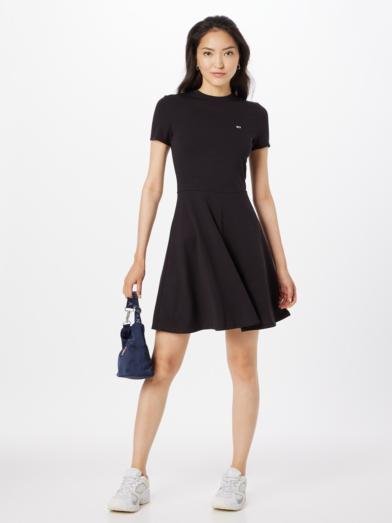 Tommy Jeans Rochie bleumarin / roșu / negru / alb - Pled.ro