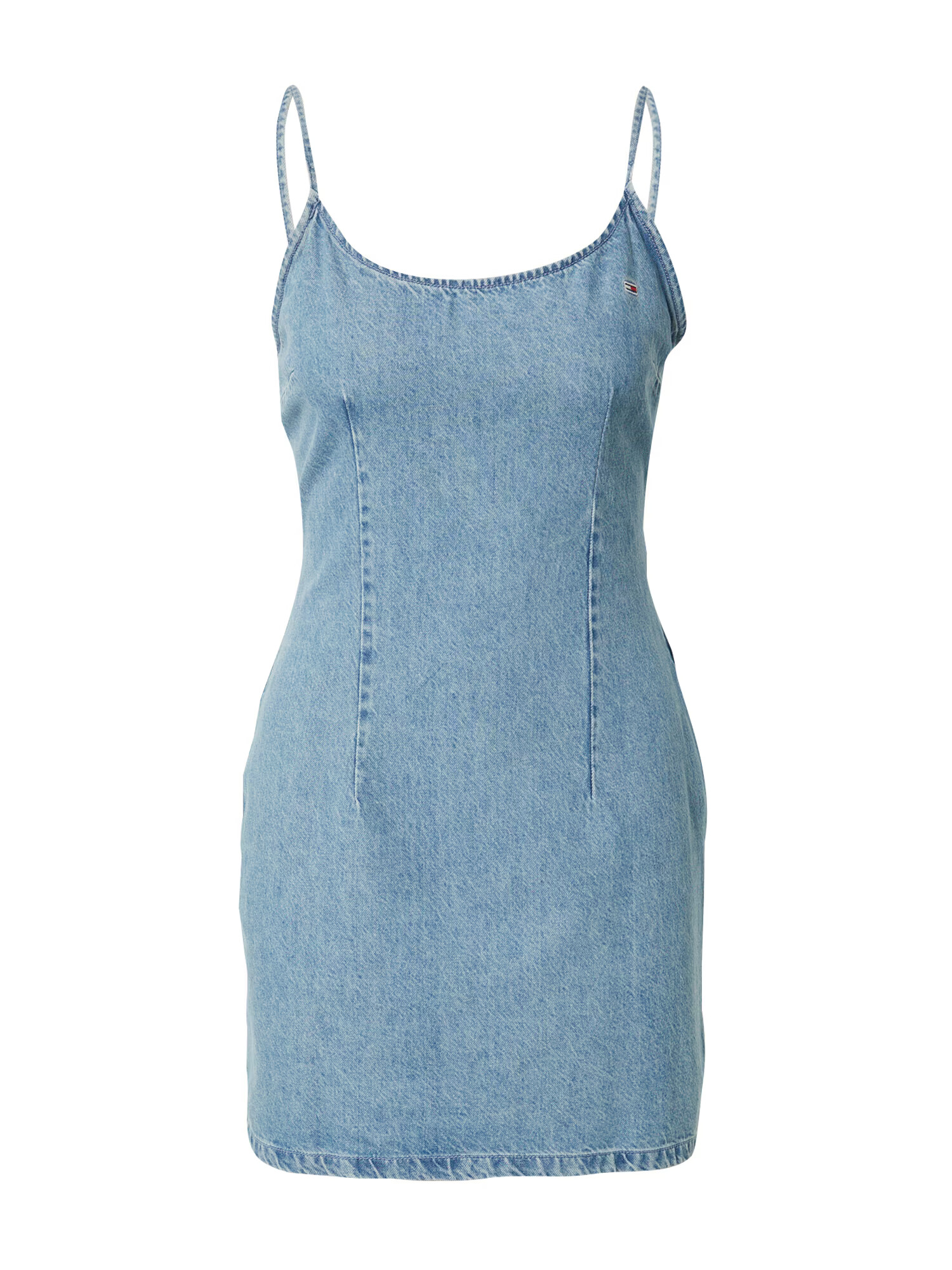 Tommy Jeans Rochie de vară albastru denim - Pled.ro