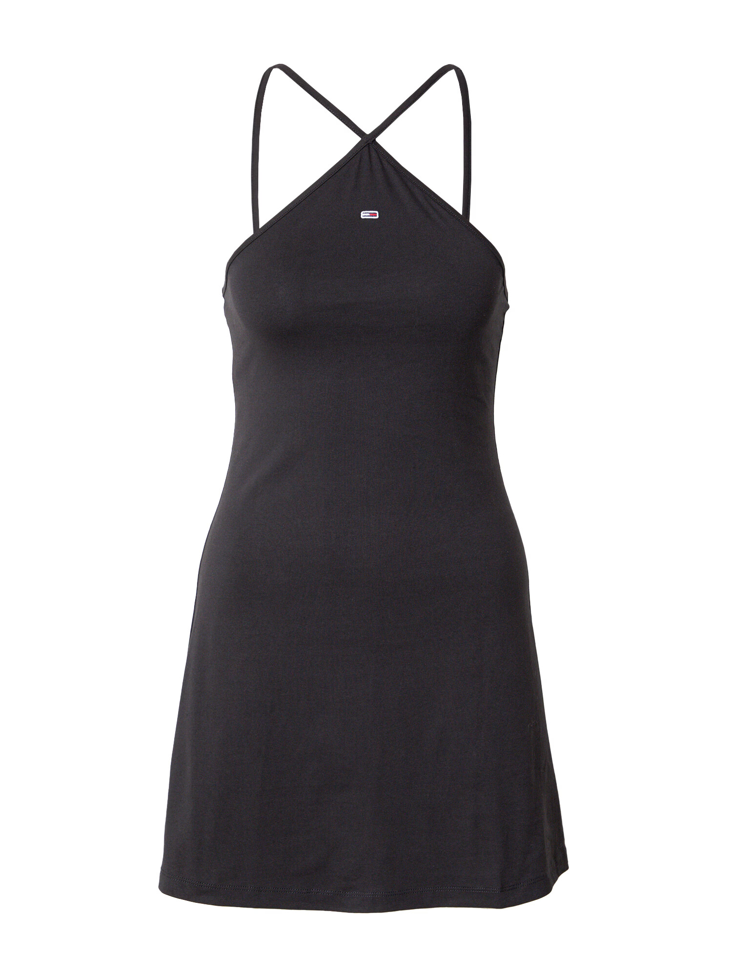 Tommy Jeans Rochie negru / alb - Pled.ro