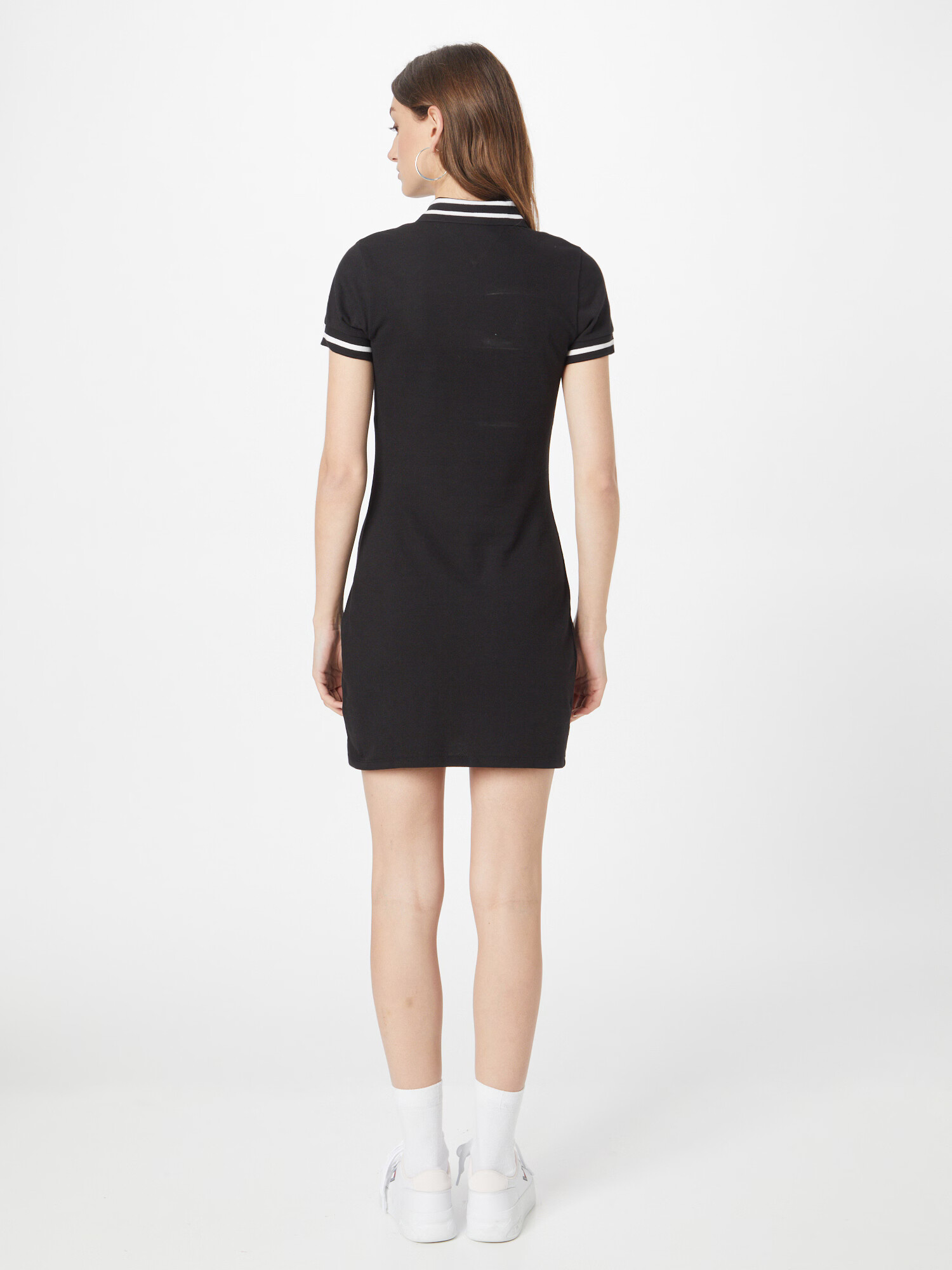 Tommy Jeans Rochie roși aprins / negru / alb - Pled.ro