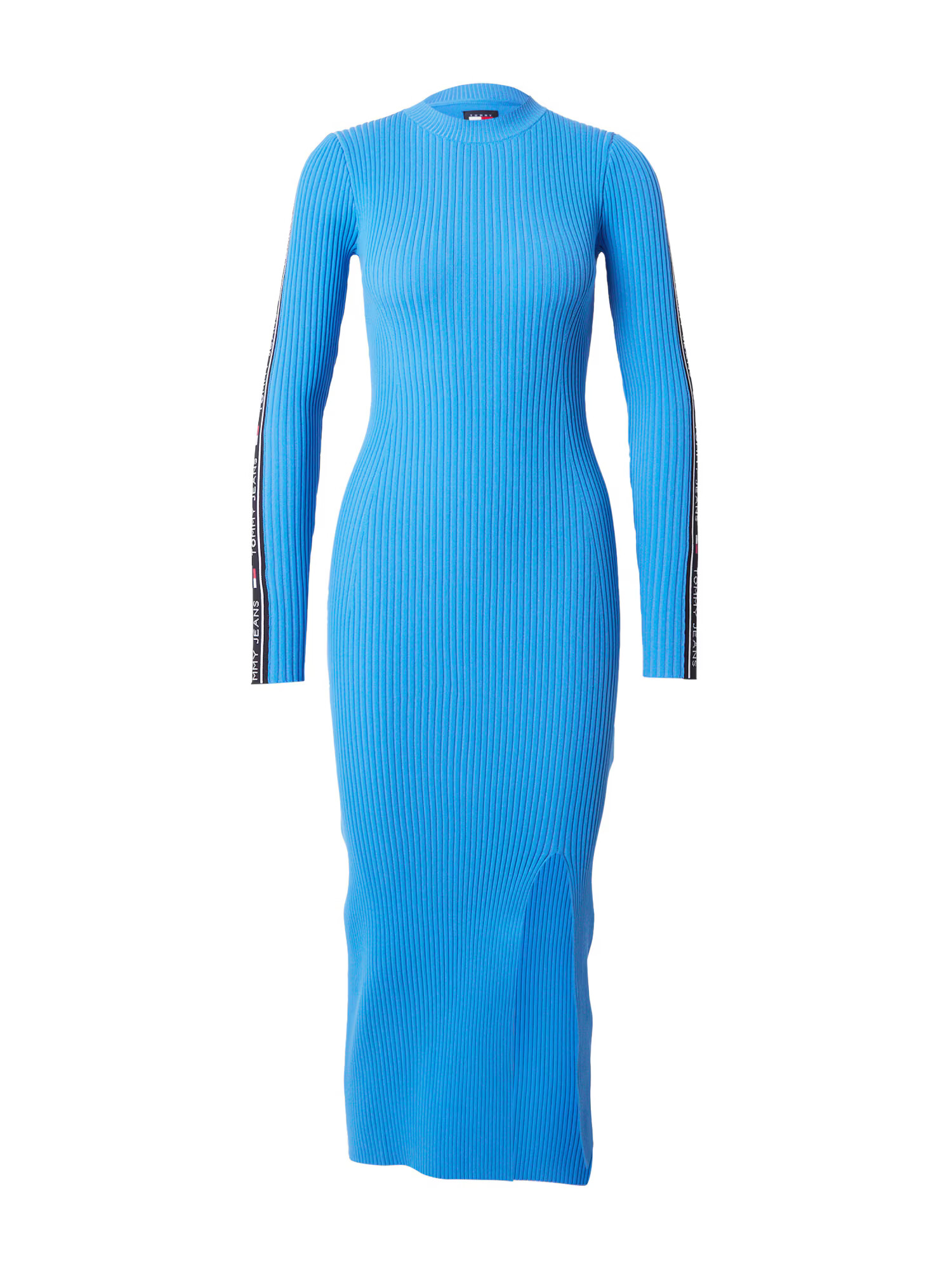 Tommy Jeans Rochie tricotat bleumarin / albastru aqua / roșu / alb - Pled.ro