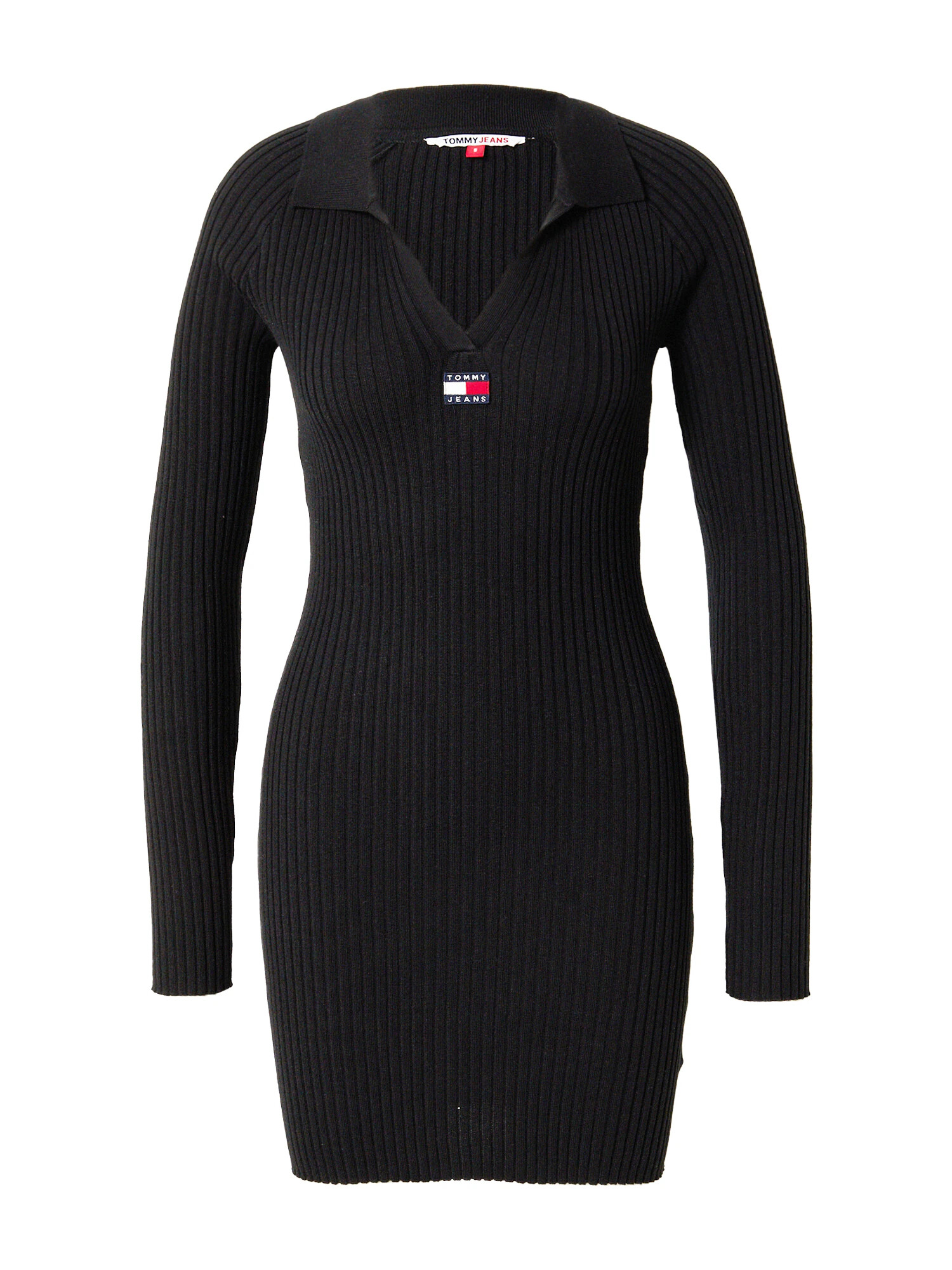 Tommy Jeans Rochie tricotat bleumarin / roșu / negru / alb - Pled.ro