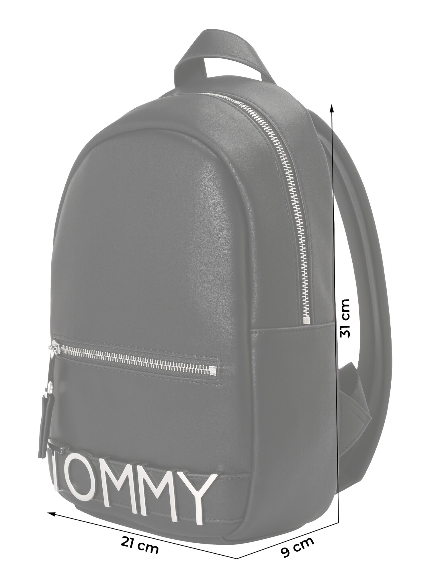 Tommy Jeans Rucsac negru / argintiu - Pled.ro