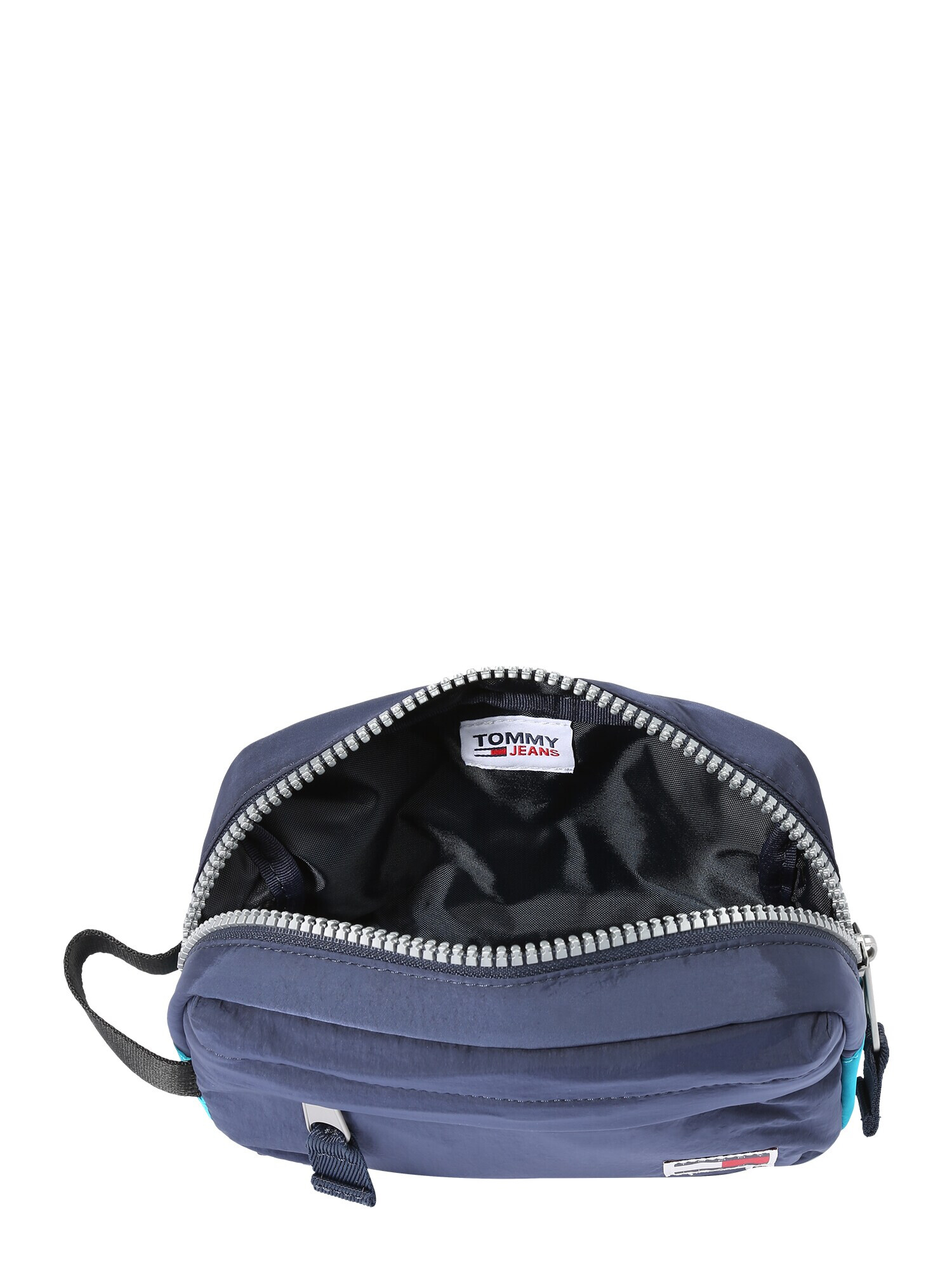 Tommy Jeans Sac pentru îmbrăcăminte 'COLLEGE' bleumarin / albastru neon - Pled.ro