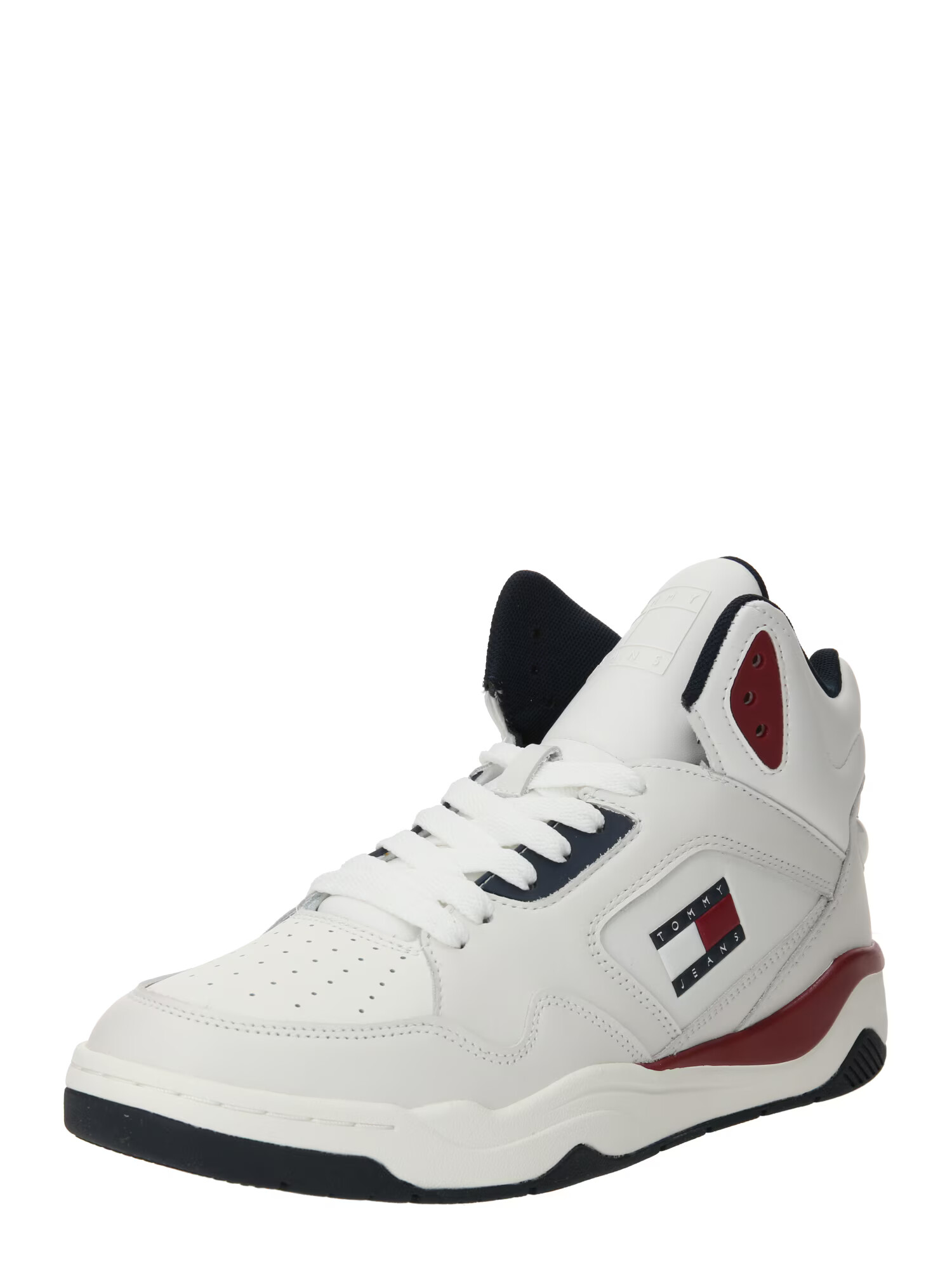 TOMMY HILFIGER Sneaker înalt bleumarin / roșu / alb - Pled.ro