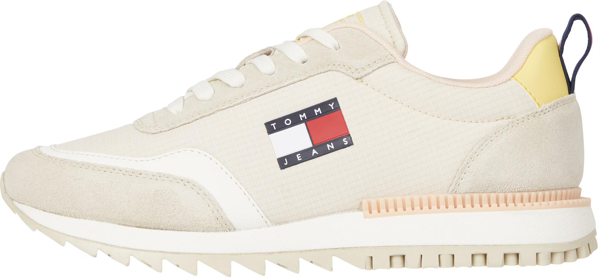 Tommy Jeans Sneaker low alb kitt / albastru marin / roșu / alb - Pled.ro