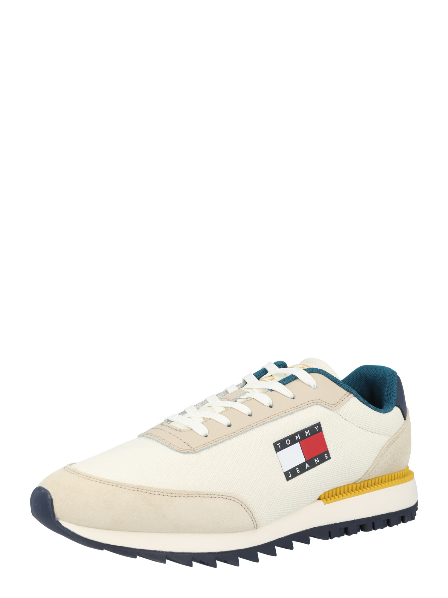 Tommy Jeans Sneaker low bej / alb kitt / bleumarin / roșu - Pled.ro