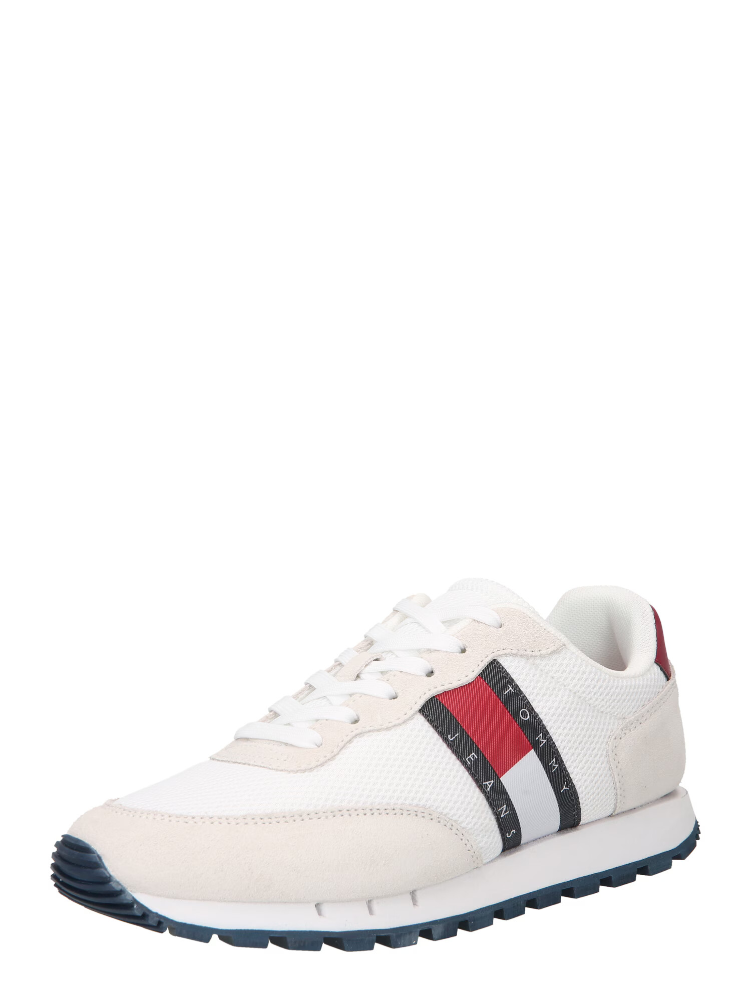 Tommy Jeans Sneaker low bej / albastru marin / sângeriu / alb - Pled.ro