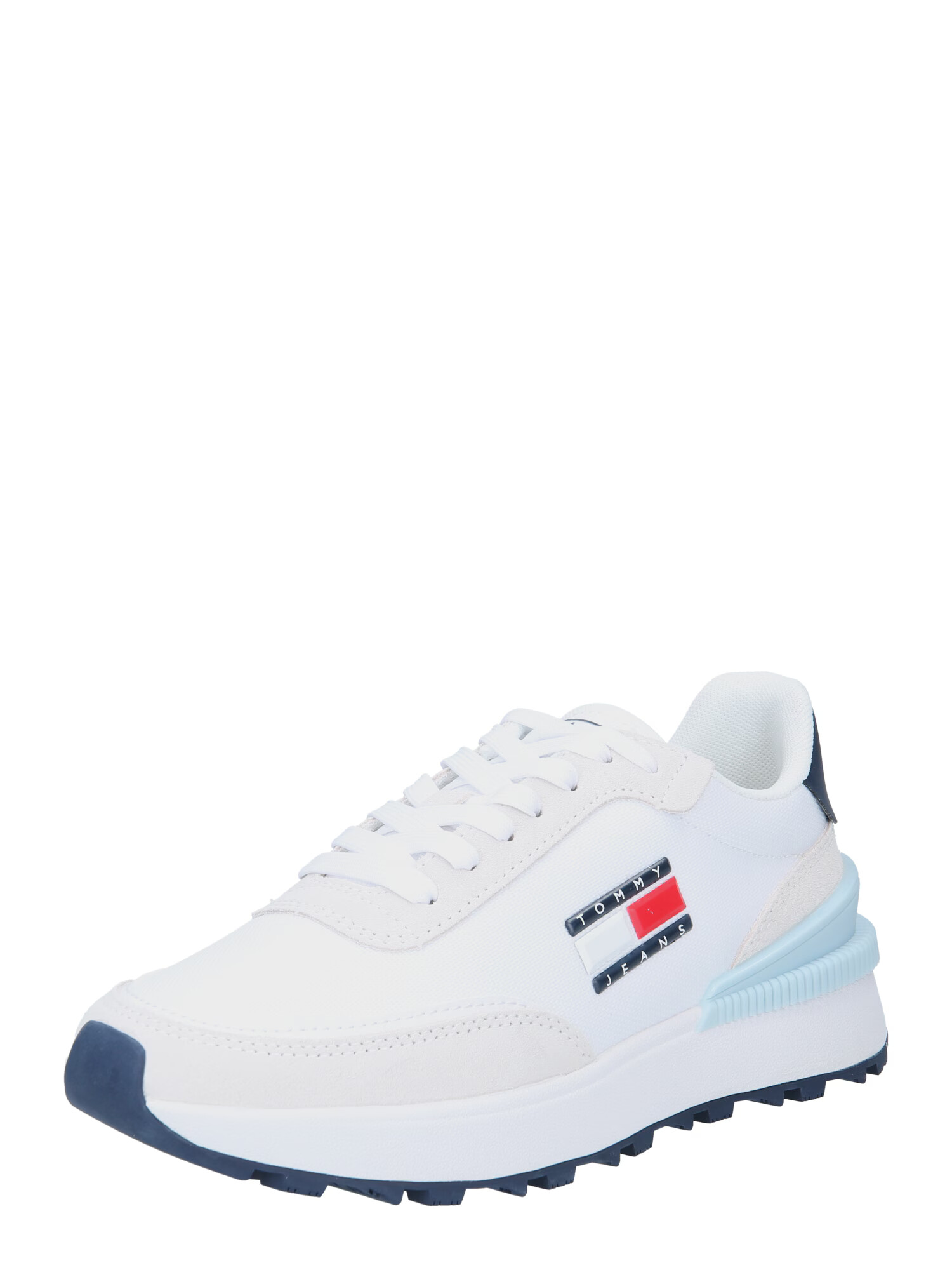 Tommy Jeans Sneaker low bej / albastru noapte / roșu / alb - Pled.ro