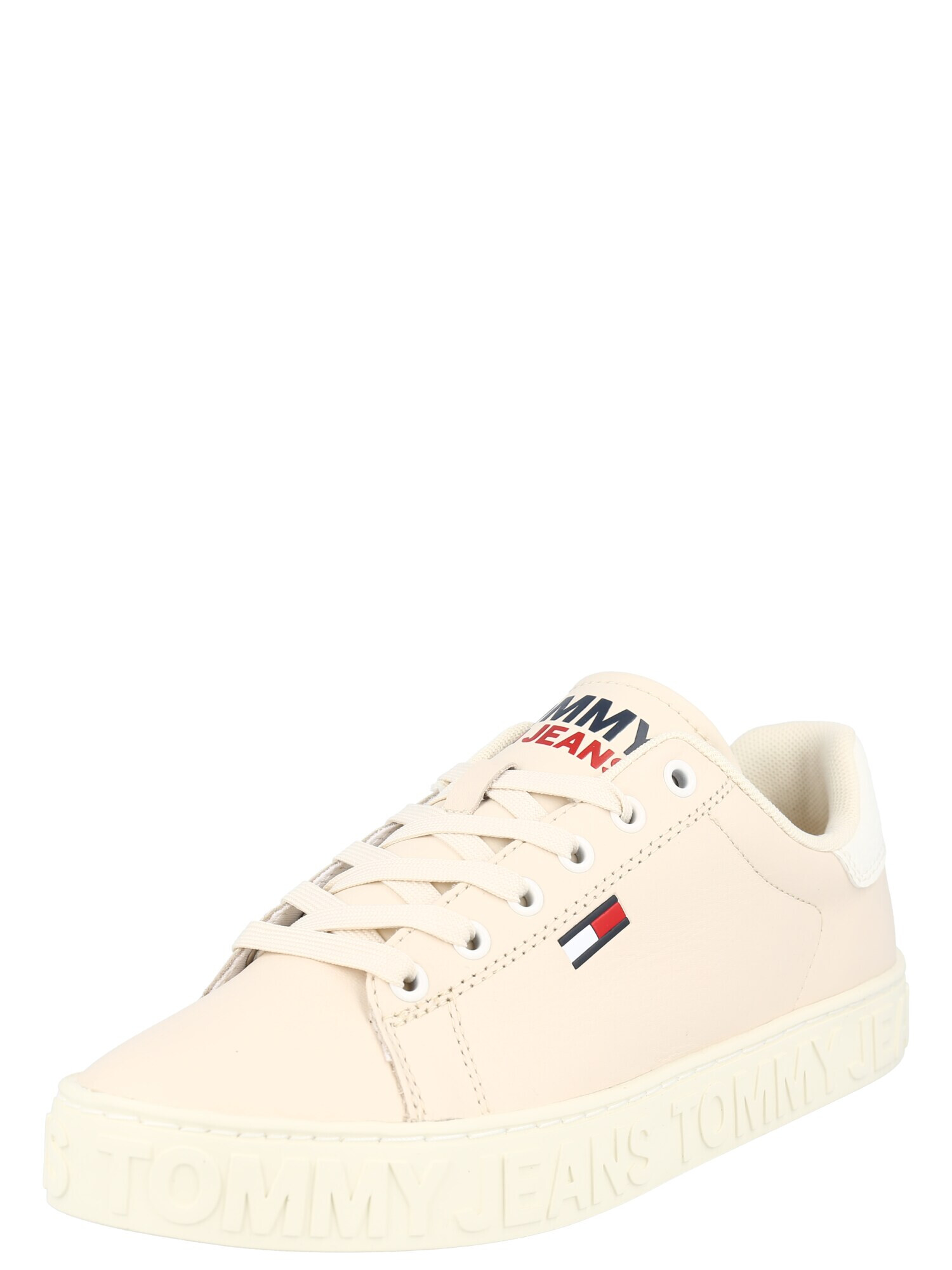 Tommy Jeans Sneaker low bej / bleumarin / roșu / alb - Pled.ro