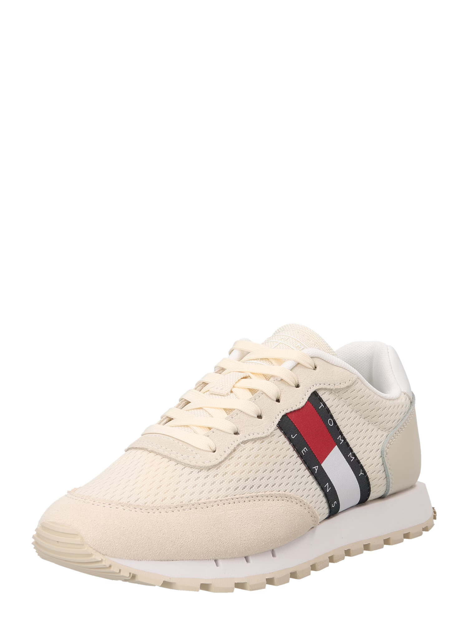 Tommy Jeans Sneaker low bej / bleumarin / roșu / alb - Pled.ro