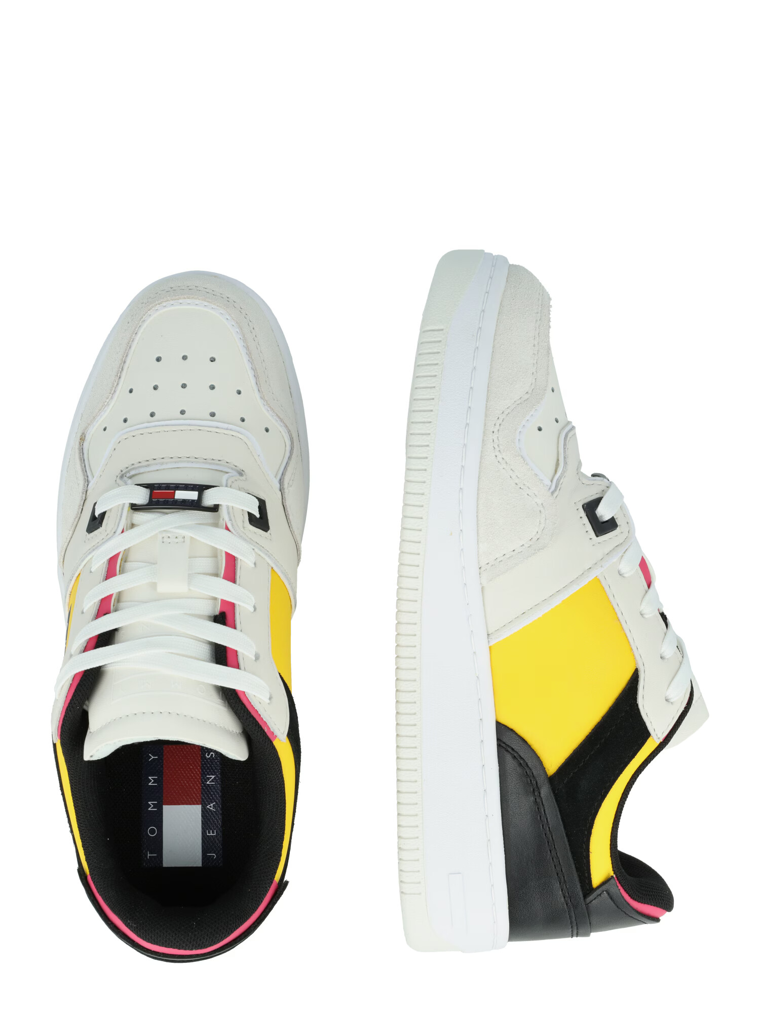 Tommy Jeans Sneaker low bej / galben / roșu / negru - Pled.ro