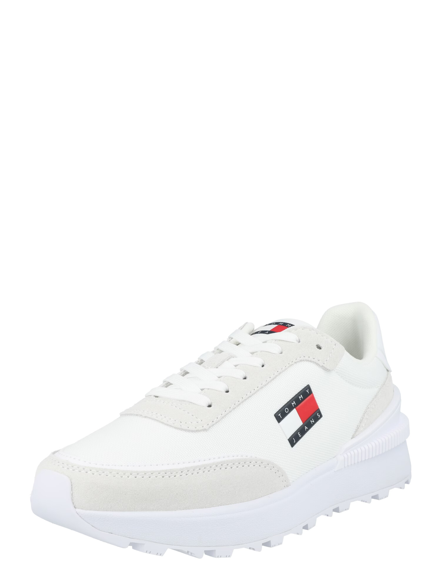 Tommy Jeans Sneaker low bej / roșu / alb - Pled.ro