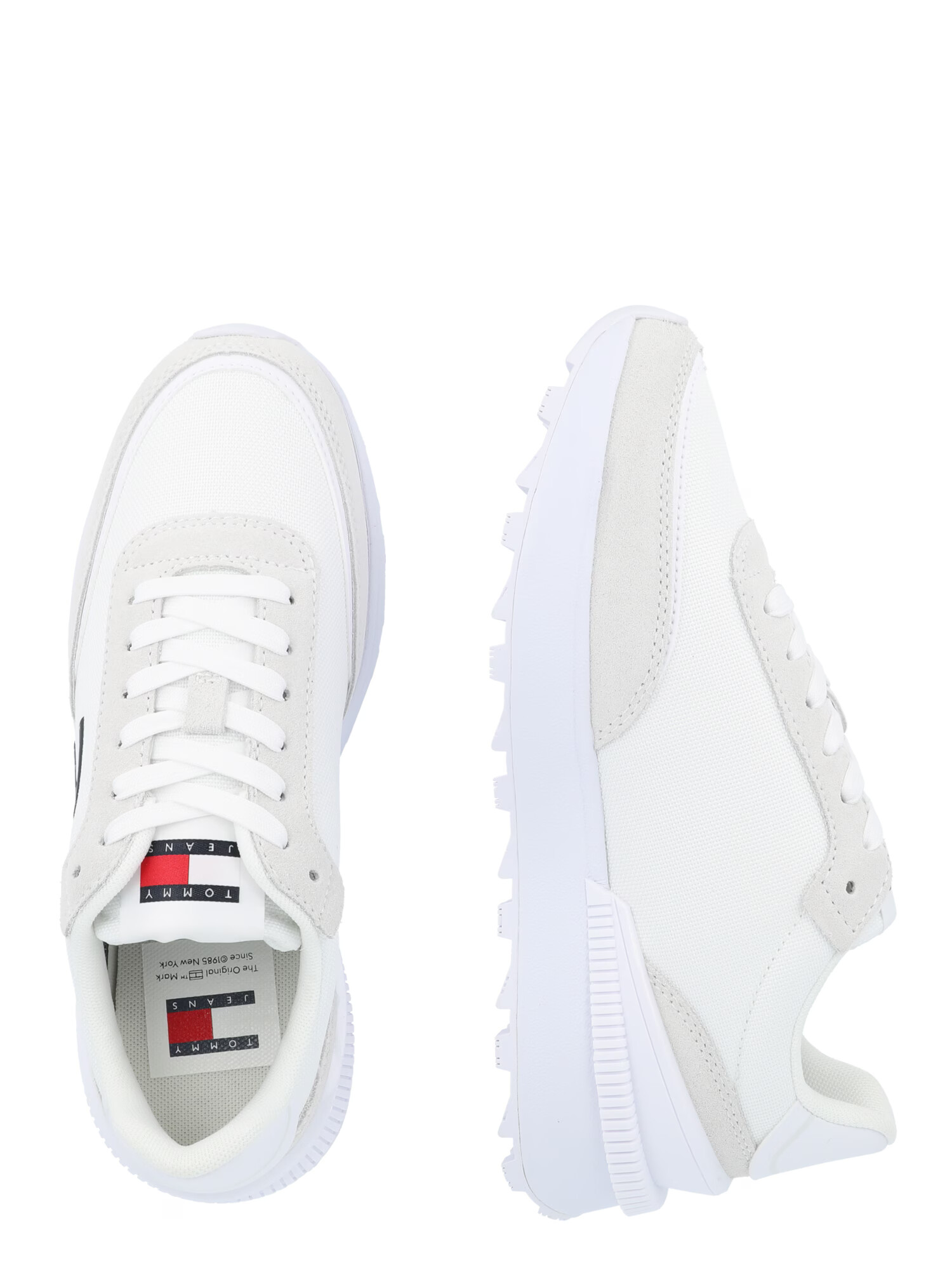 Tommy Jeans Sneaker low bej / roșu / alb - Pled.ro