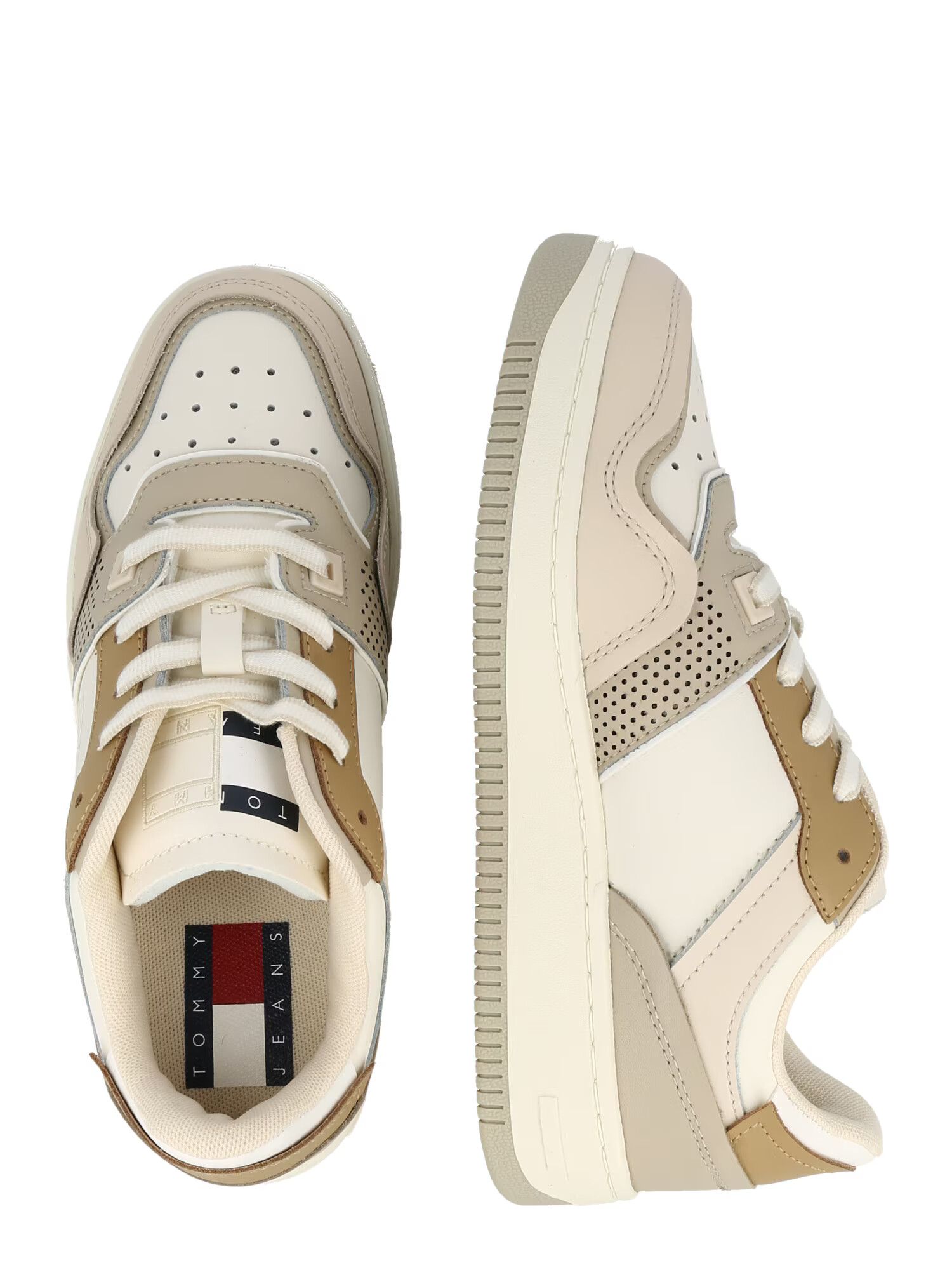 Tommy Jeans Sneaker low bej / șamoa / alb - Pled.ro