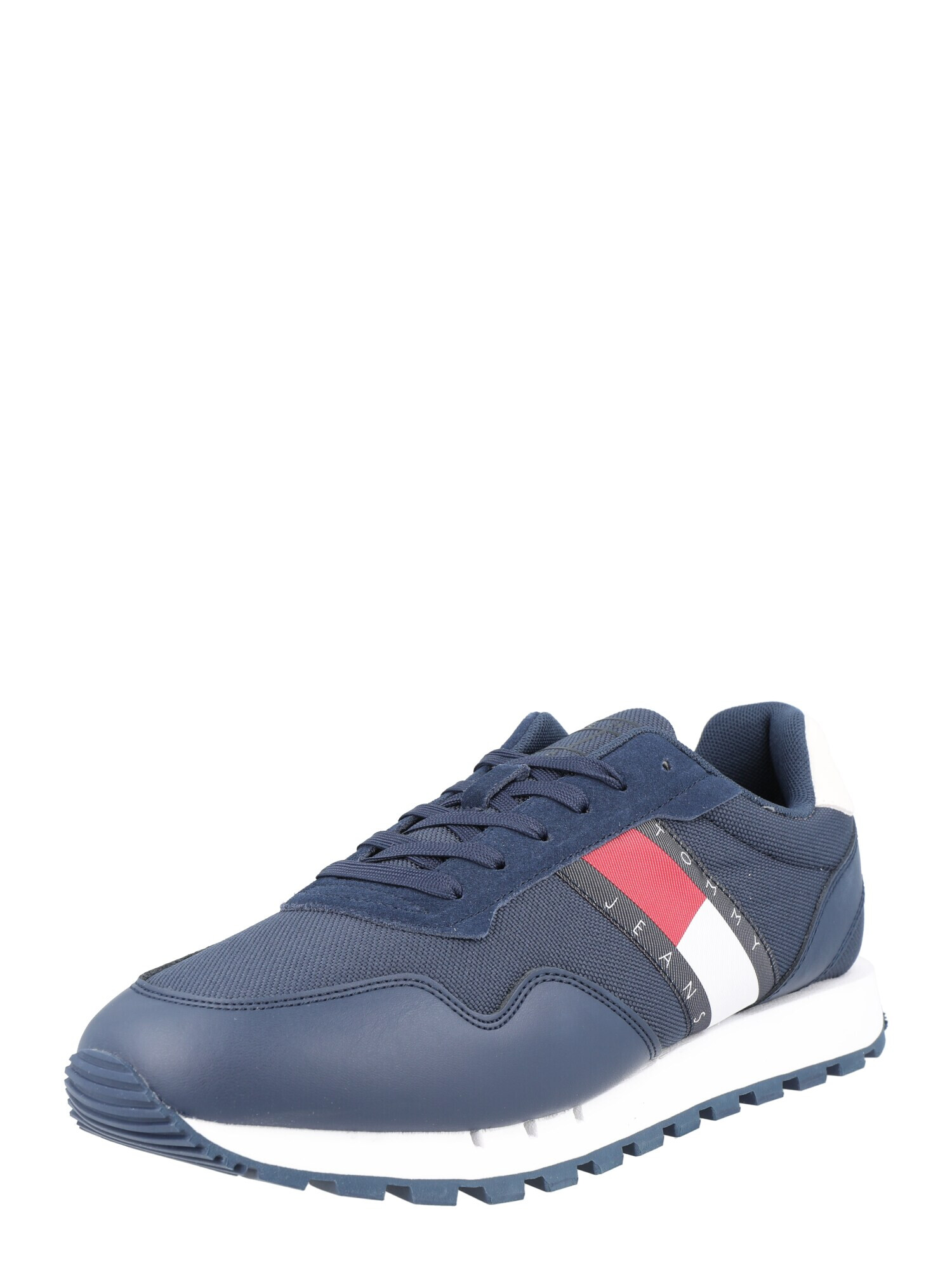 TOMMY HILFIGER Sneaker low bleumarin / roșu / alb - Pled.ro