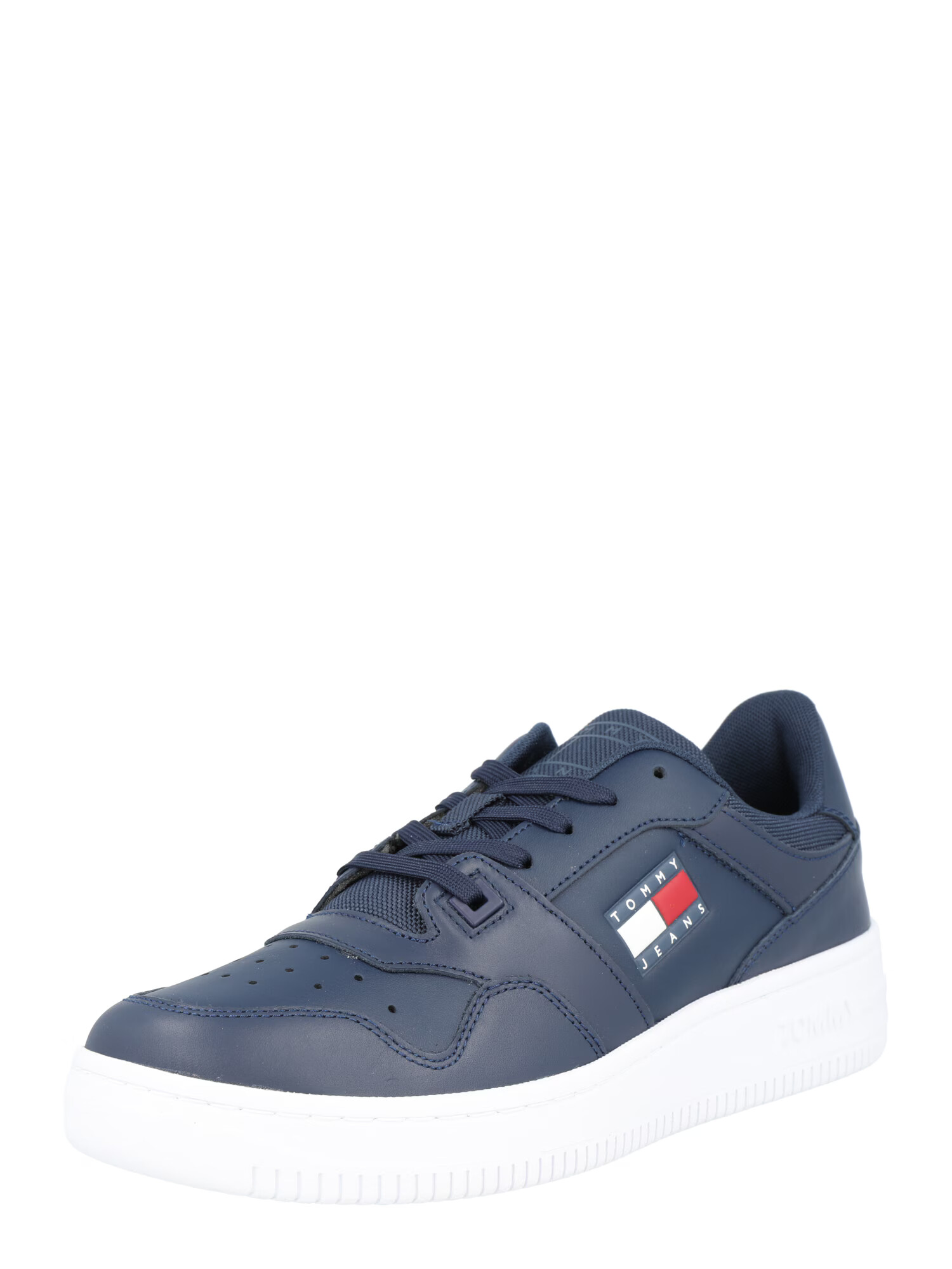 Tommy Jeans Sneaker low 'Essential' bleumarin / roșu / alb - Pled.ro