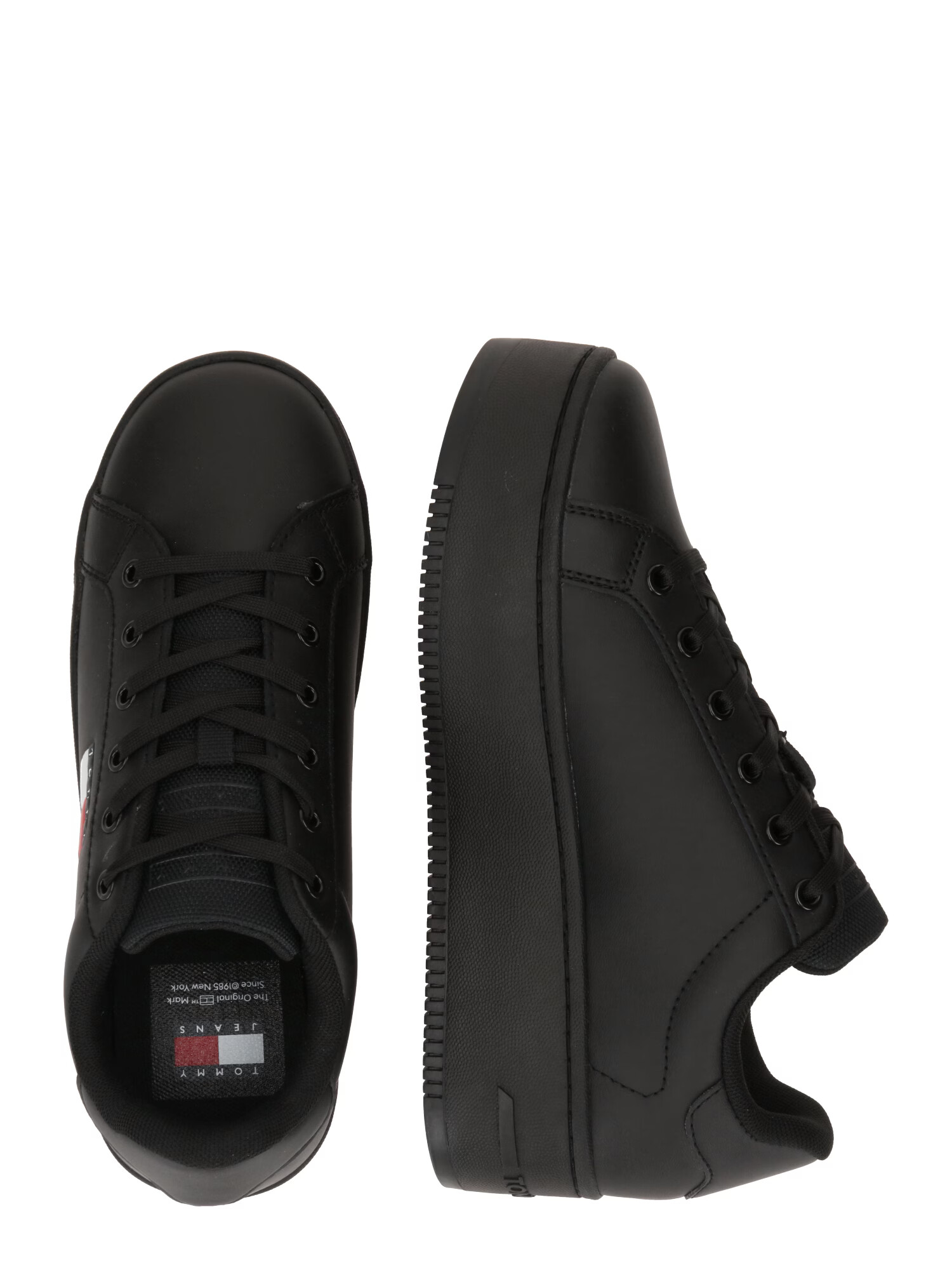 Tommy Jeans Sneaker low 'Essential' bleumarin / roșu intens / negru / alb - Pled.ro